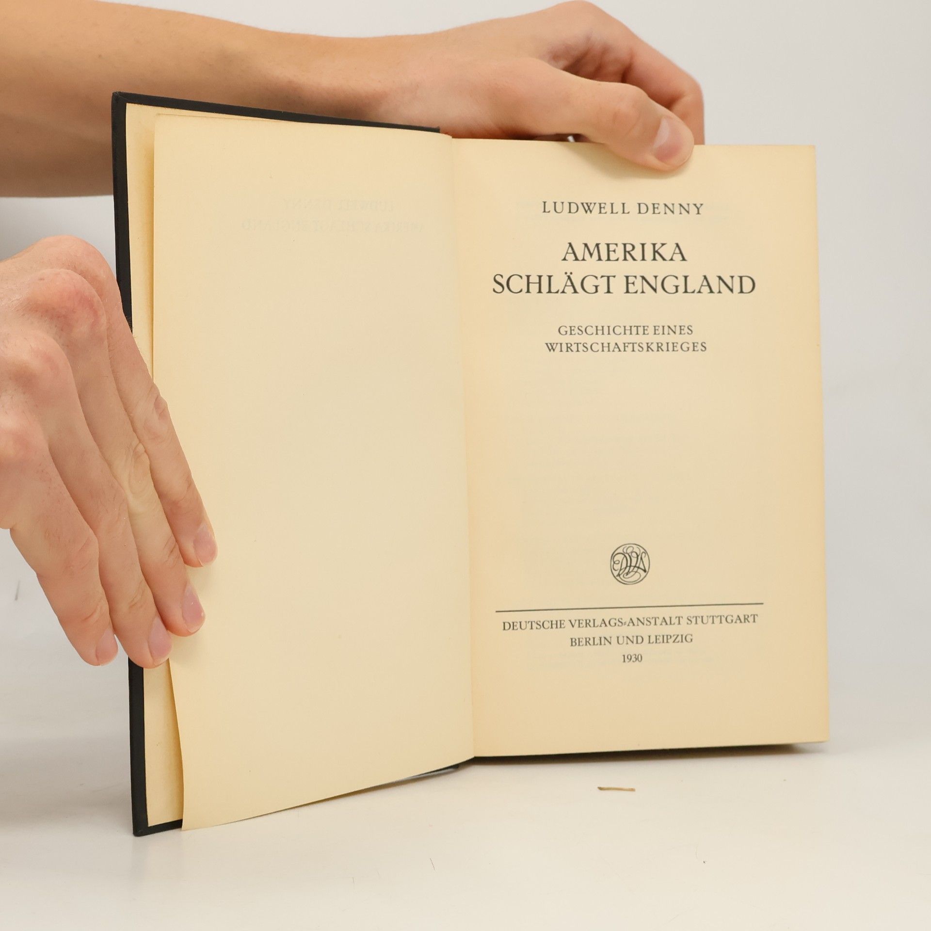 Ludwell Denny Amerika schlägt England