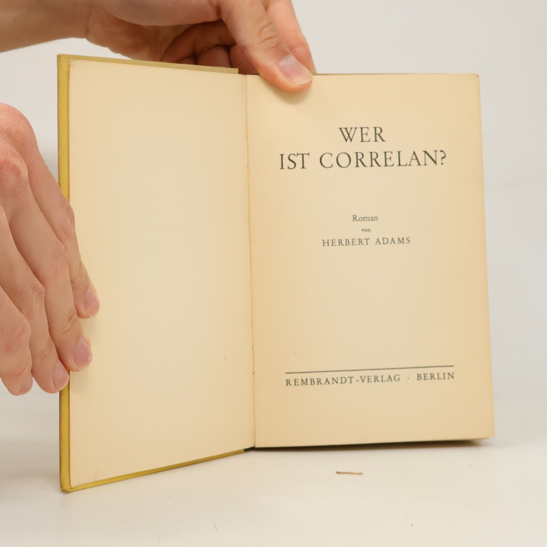 Herbert Adams Wer ist Correlan?