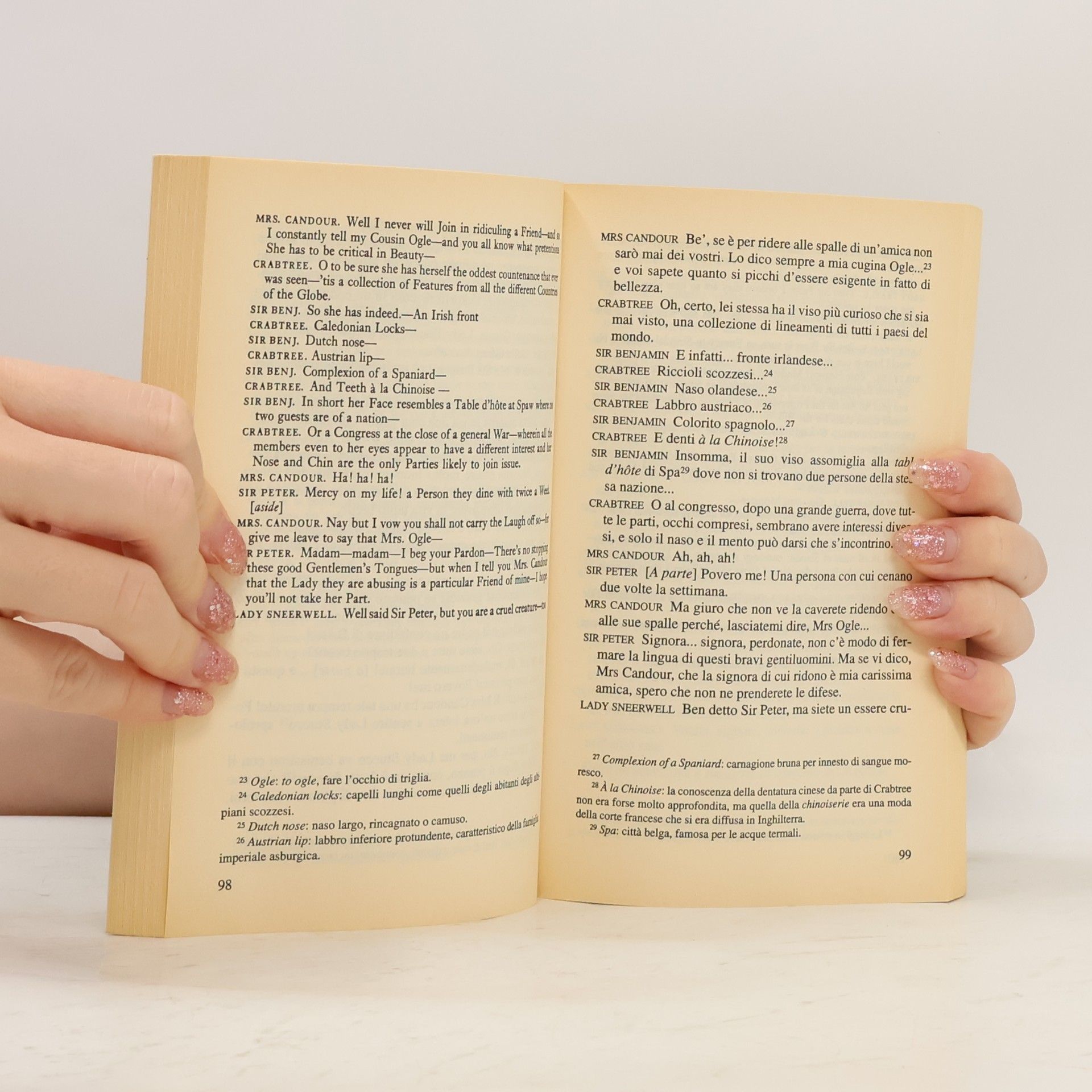 Richard Brinsley Sheridan La scuola della maldicenza. Testo inglese a fronte