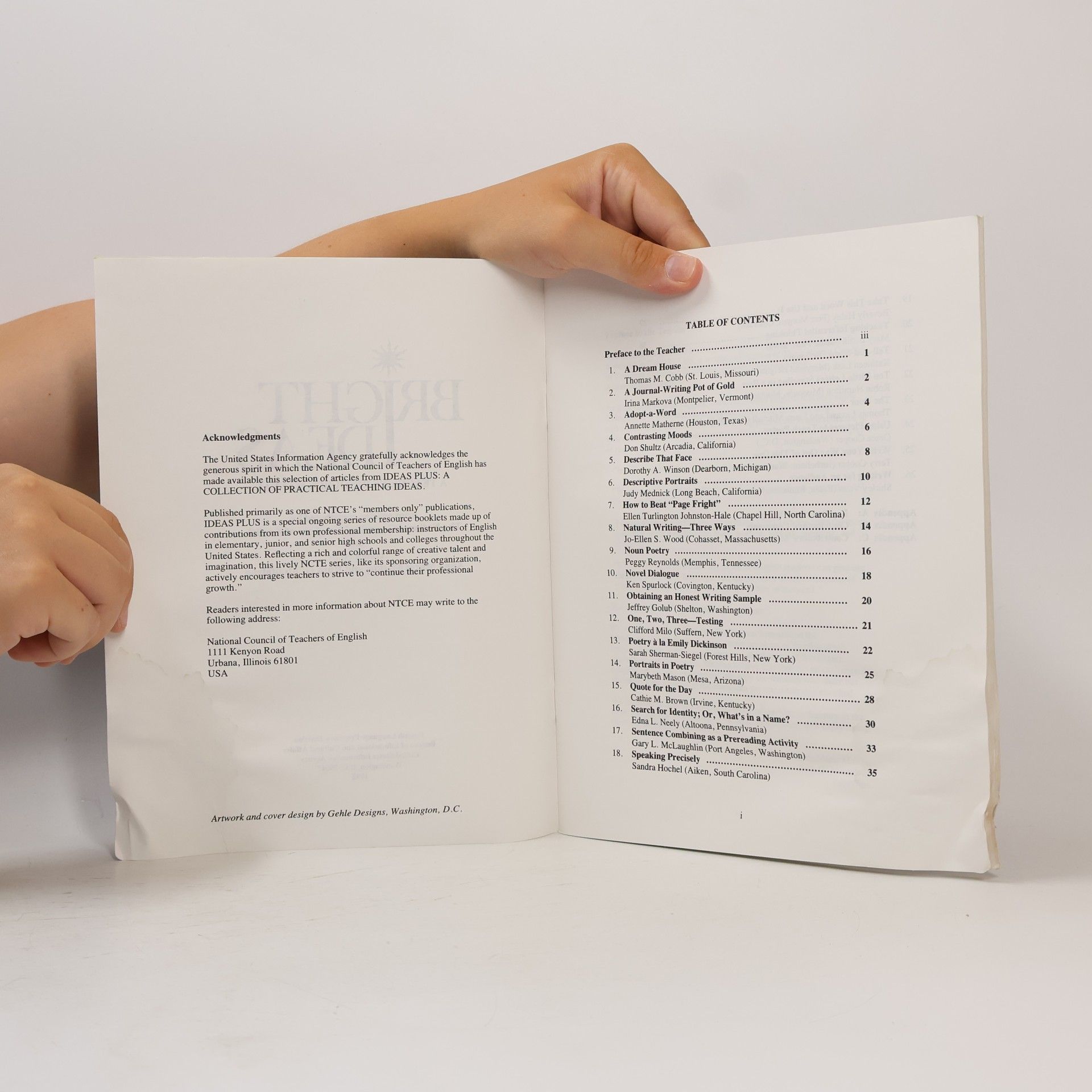 Anna Maria Malkoc Bright ideas: A teachers resource manual