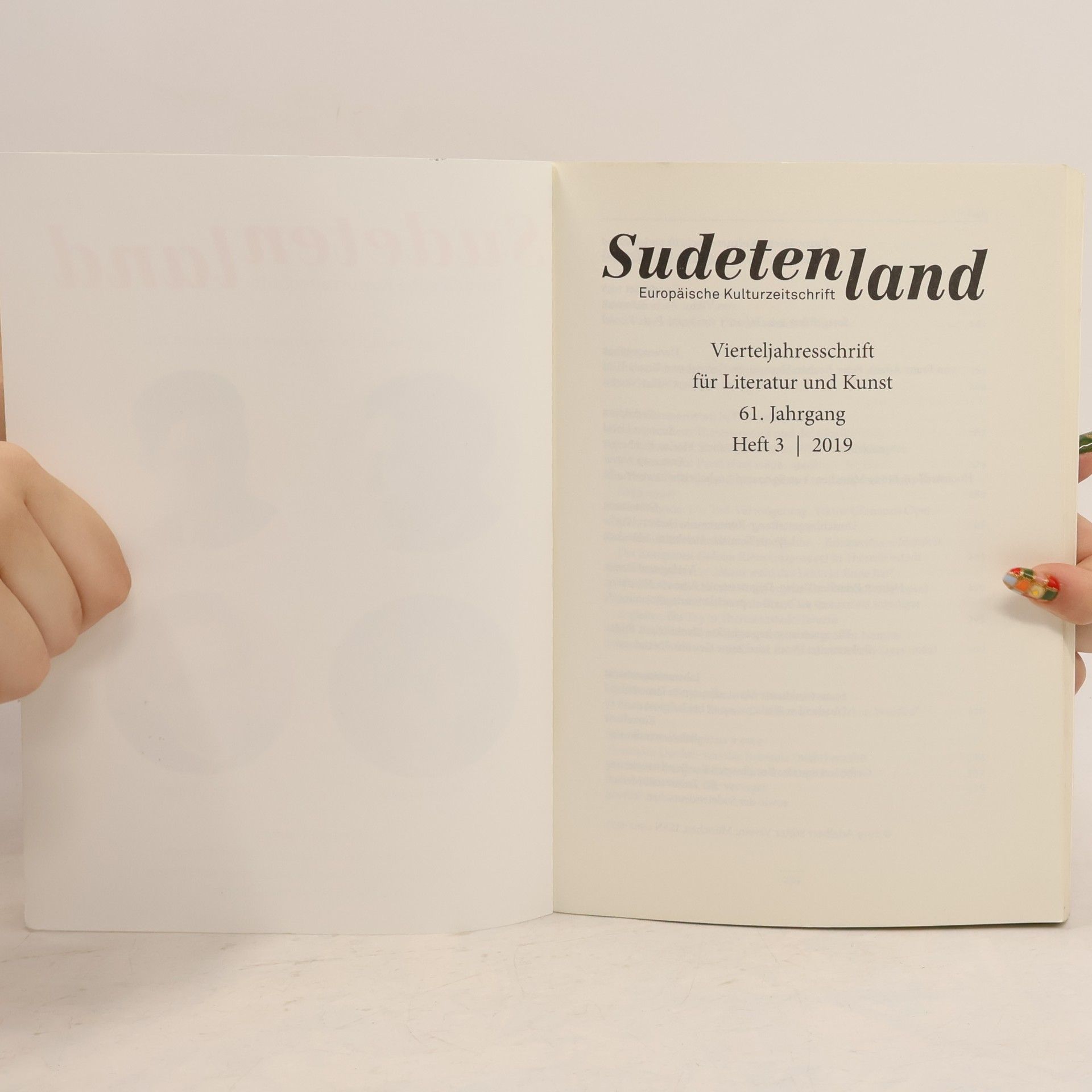 kolektiv Sudetenland. Europäische Kulturzeitschrift