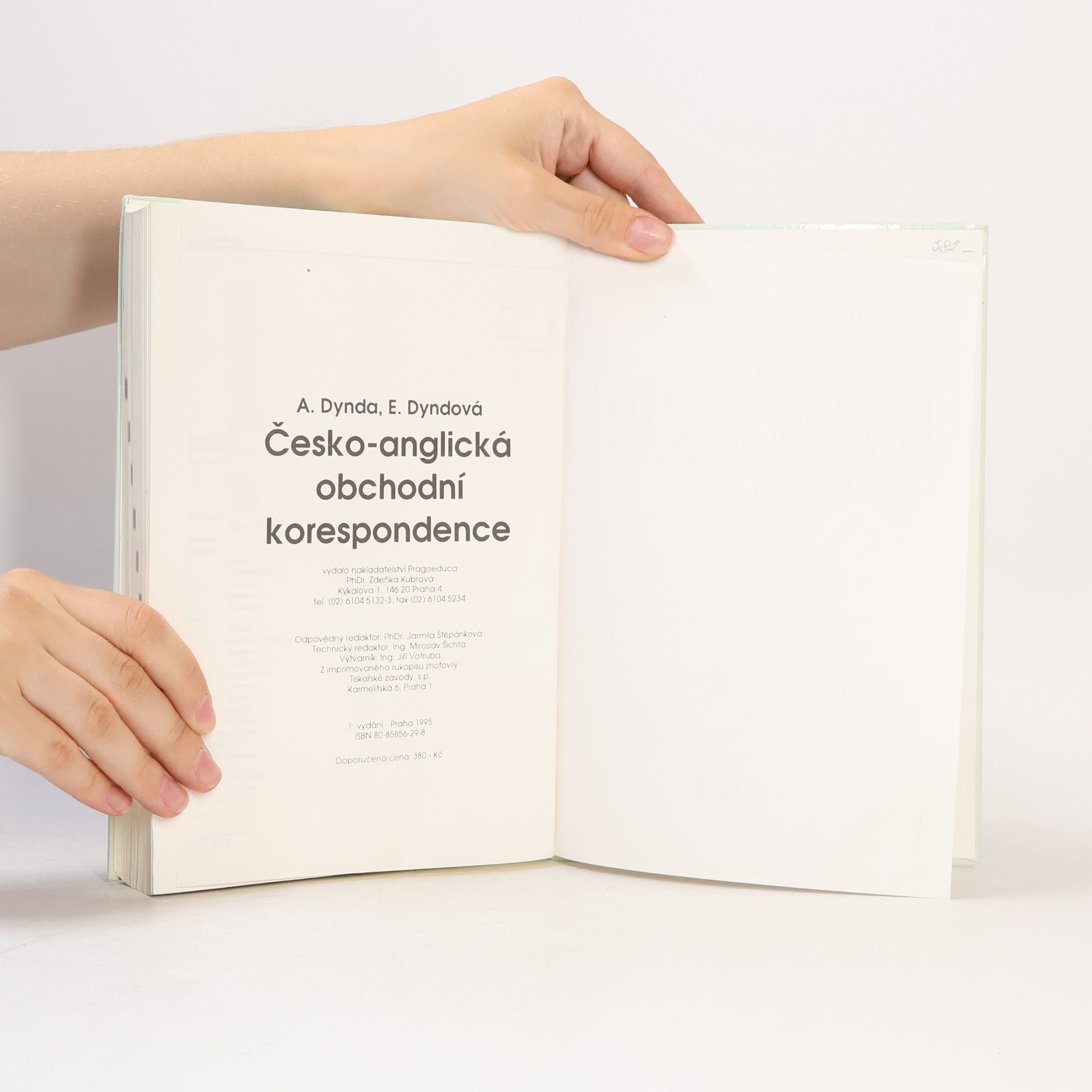 Antonín Dynda Česko-anglická obchodní korespondence