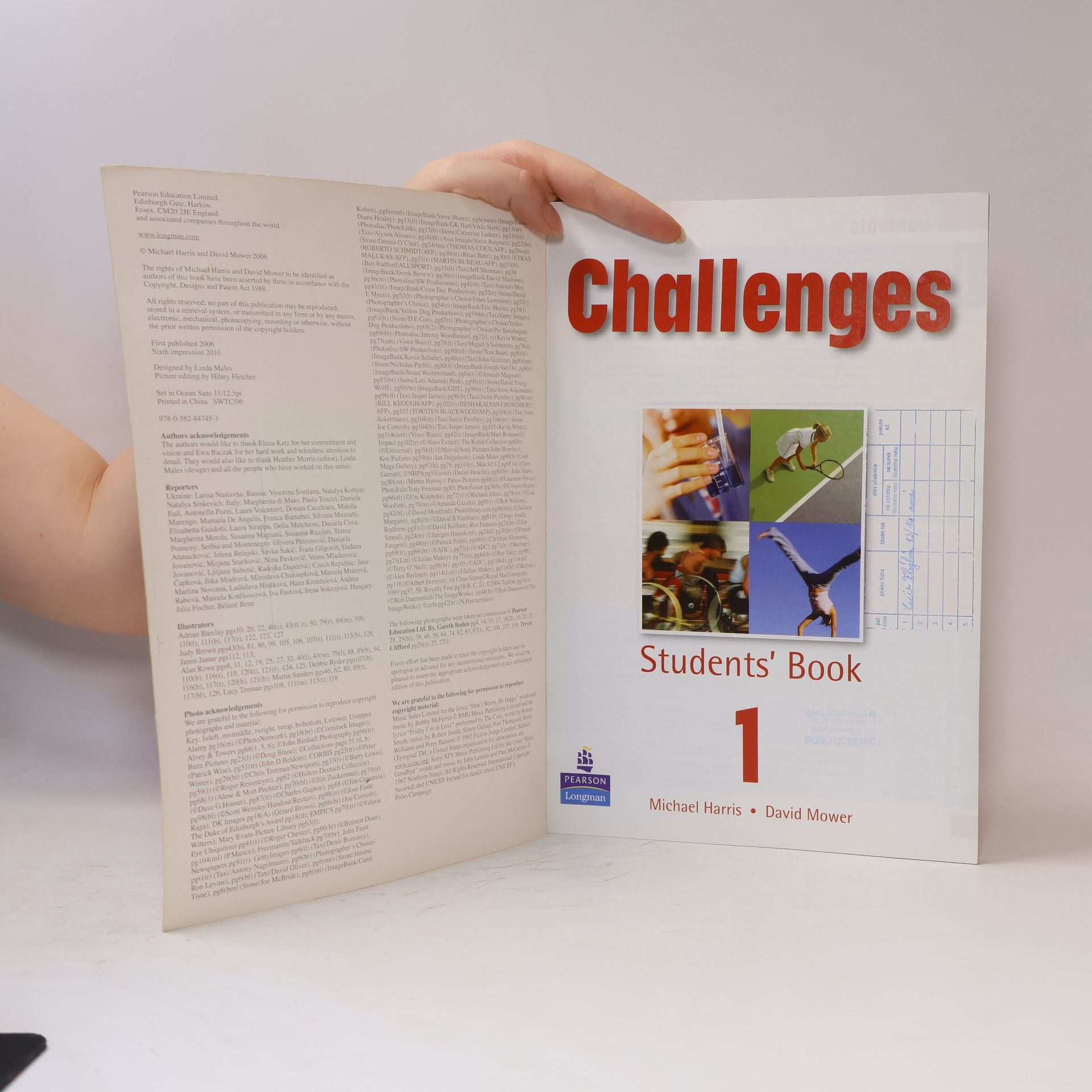 Michael Harris Challenges 1. Students' book
