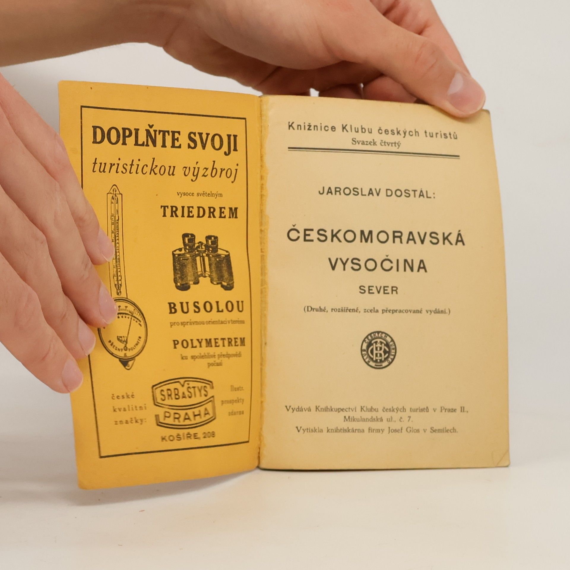 Jaroslav Dostál Českomoravská vysočina. Sever