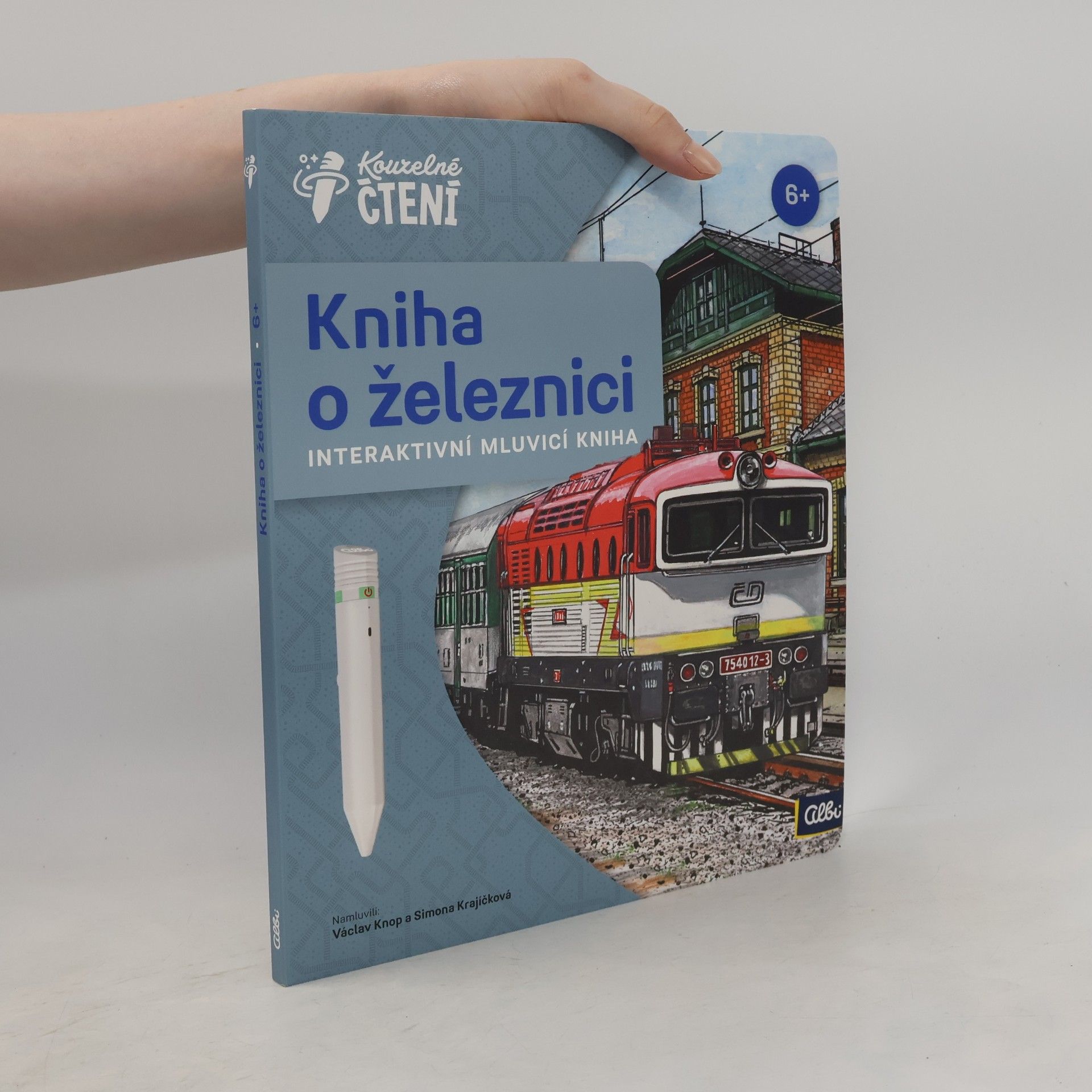 Bohuslav Fultner Kniha o železnici. Interaktivní mluvicí kniha