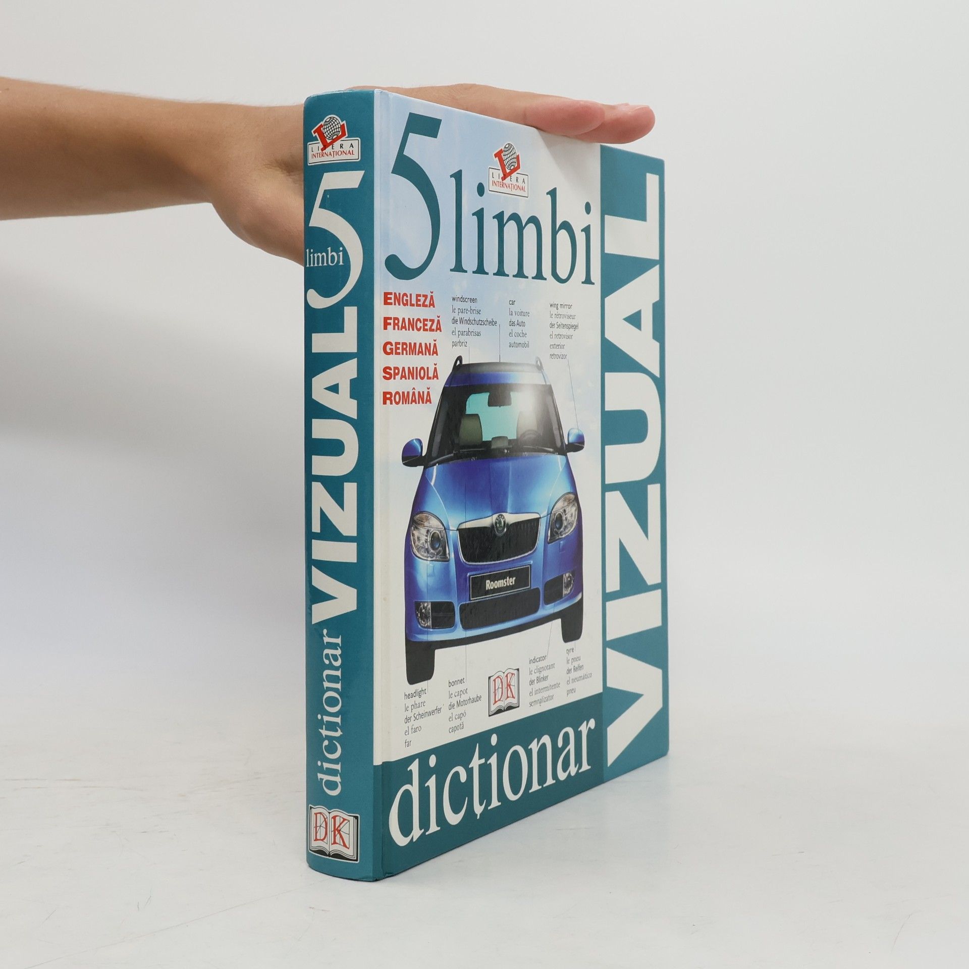 AA.VV. Dictionar vizual in 5 limbi engleza franceza germana spaniola romana