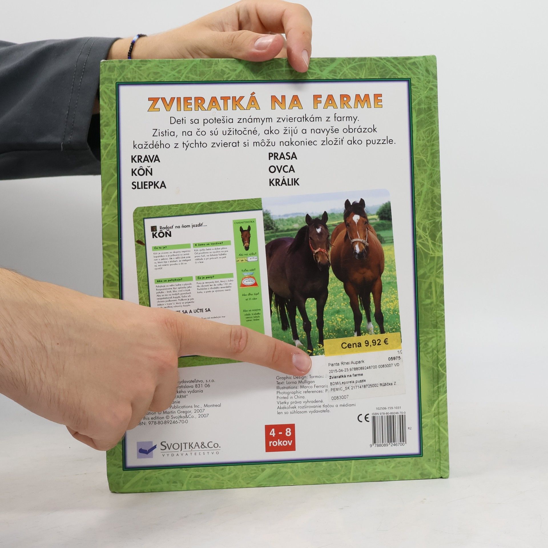 Kolektiv autorů Zvieratká na farme