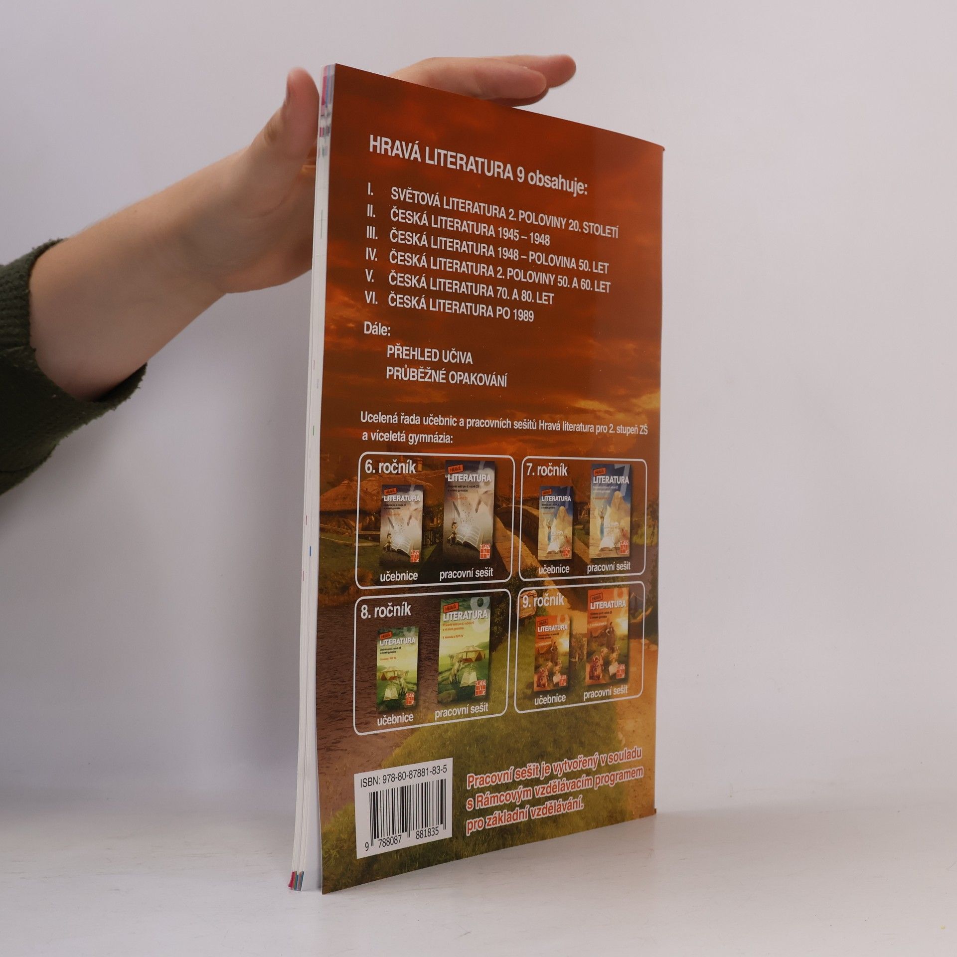kolektiv Hravá literatura 9 : pracovní sešit pro 9. ročník ZŠ a víceletá gymnázia