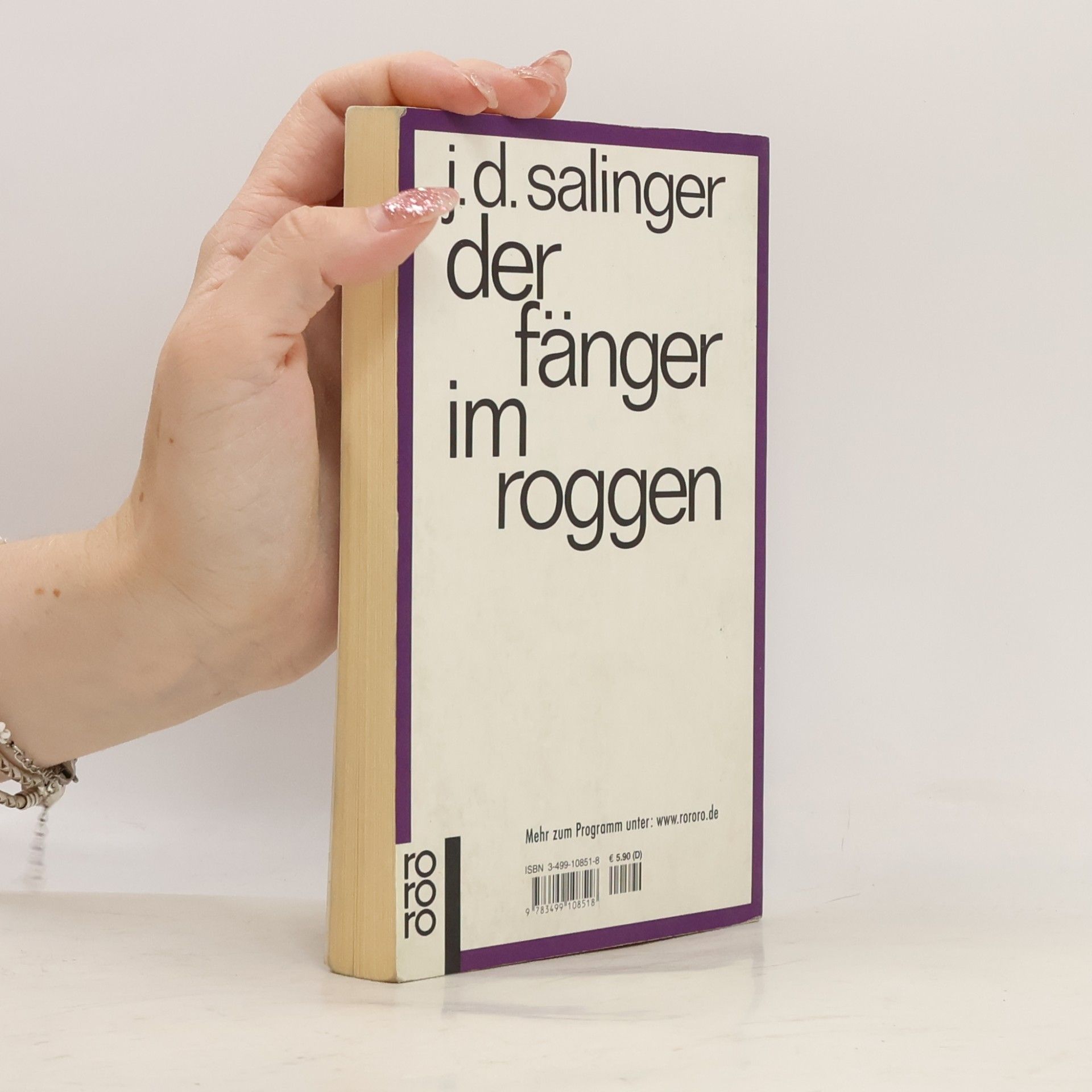 J. D. Salinger Der Fänger im Roggen