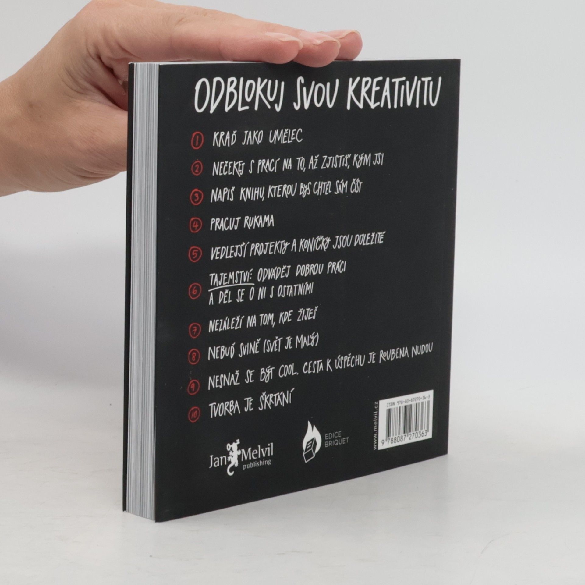 Austin Kleon Kraď jako umělec. 10 věcí, které ti nikdo neřekl o kreativitě