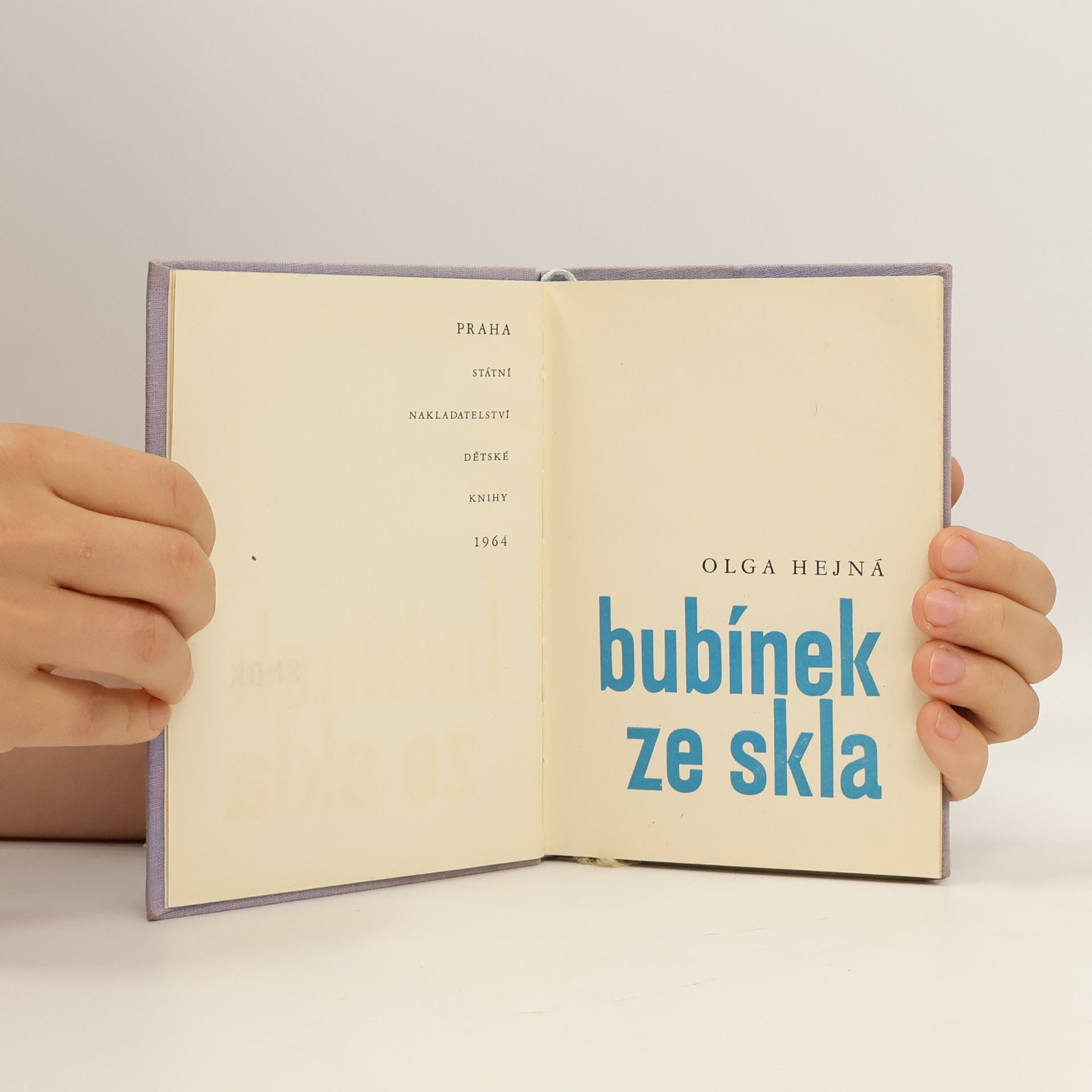 Olga Hejná Bubínek ze skla