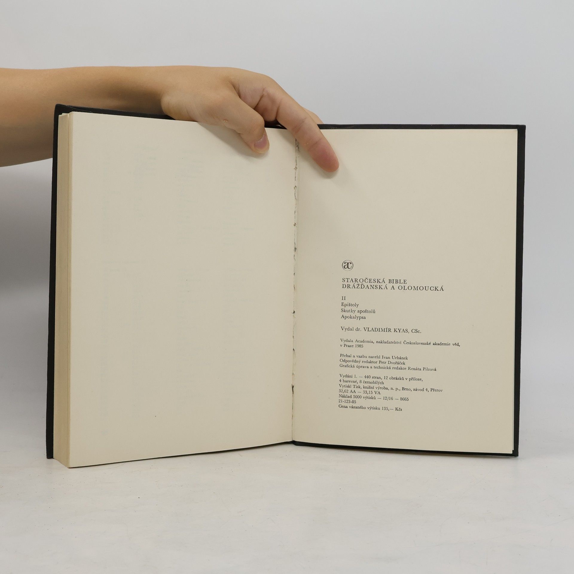 Vladimír Kyas Staročeská Bible drážďanská a olomoucká II. díl