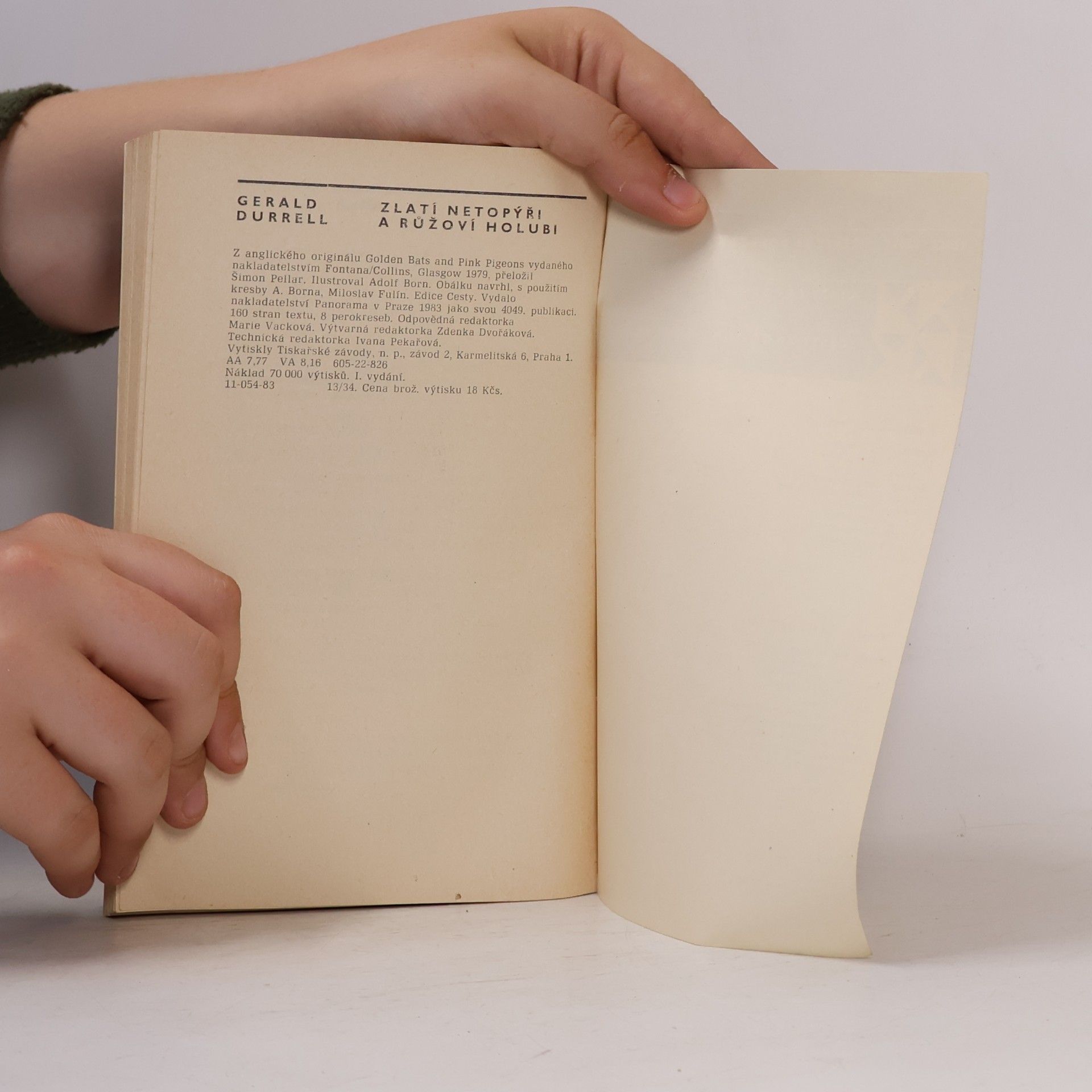Gerald Durrell Zlatí netopýři a růžoví holubi