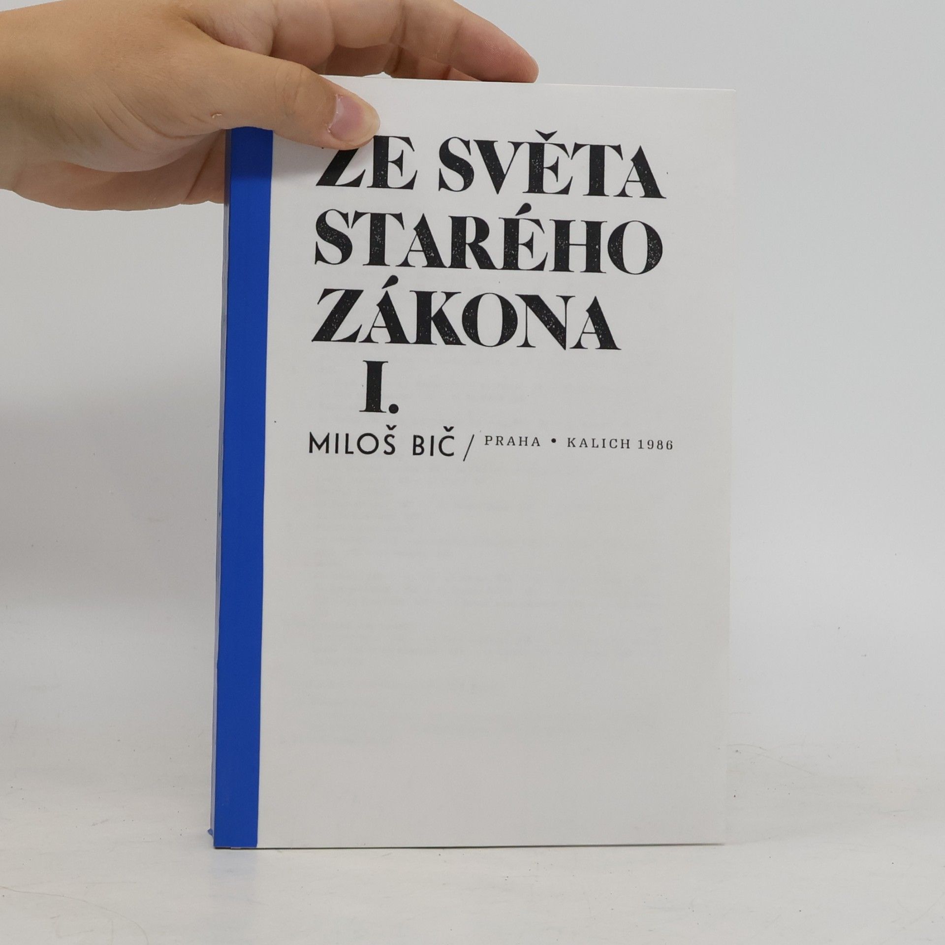 Miloš Bič Ze světa Starého zákona I