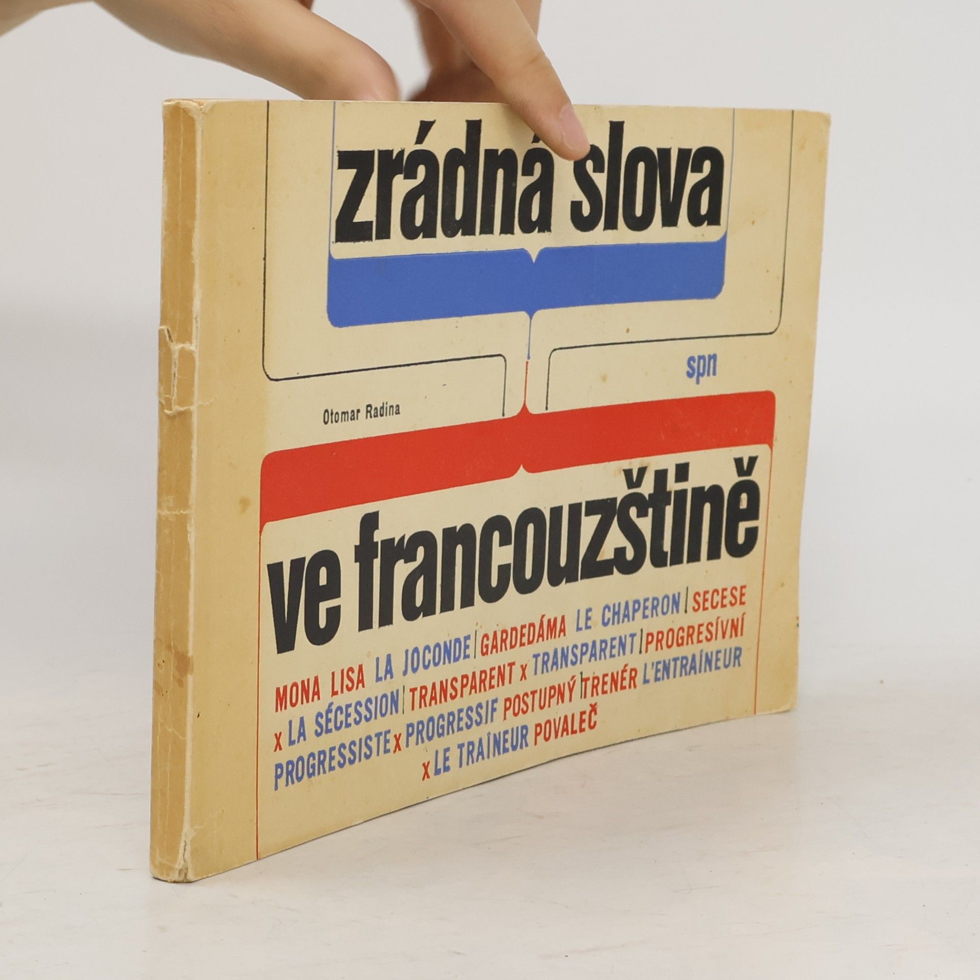 Otomar Radina Zrádná slova ve francouzštině