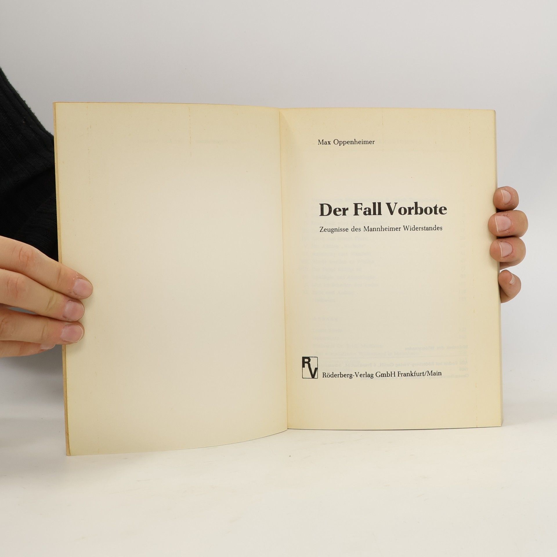 Max von Oppenheim Der Fall Vorbote