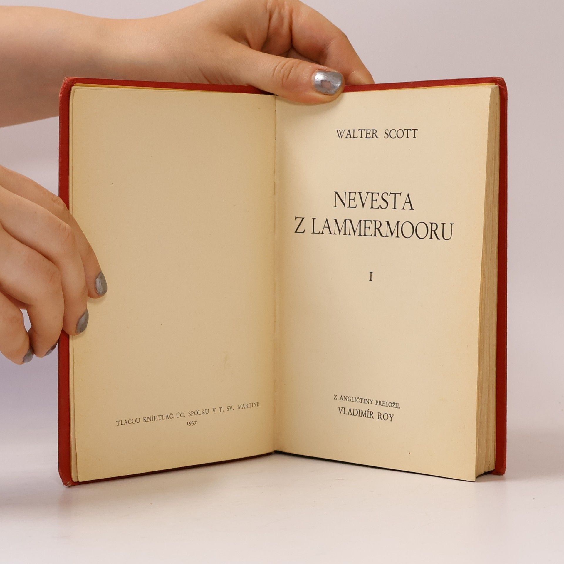 Walter Scott Nevesta z Lammermooru I