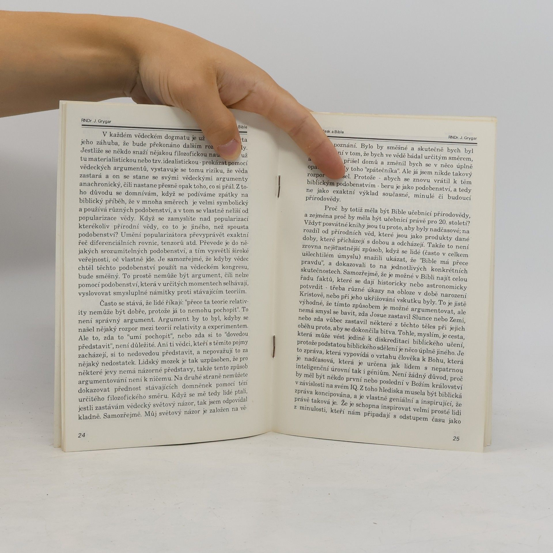 Jiří Grygar Velký třesk a Bible