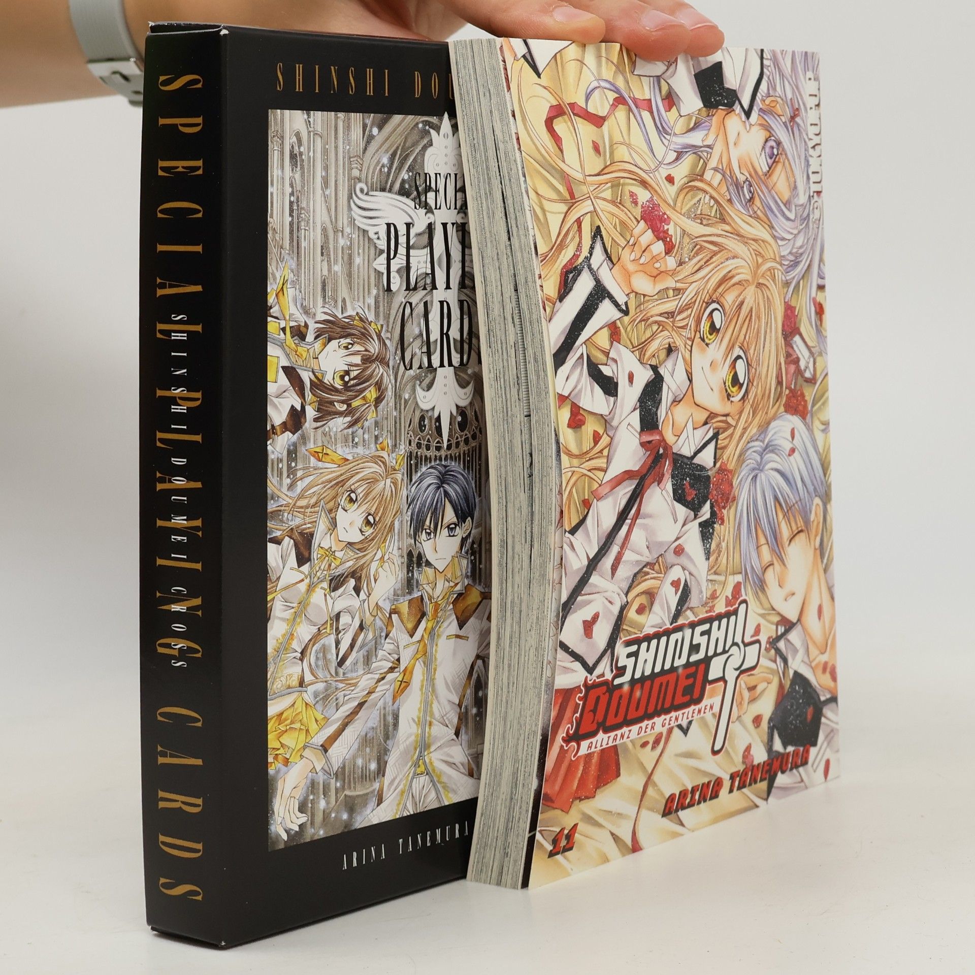 Arina Tanemura Shinshi Doumei Cross. Allianz der Gentlemen 11. Special Box Set. Special Edition. Inkl. Kartenspiel. Band 11