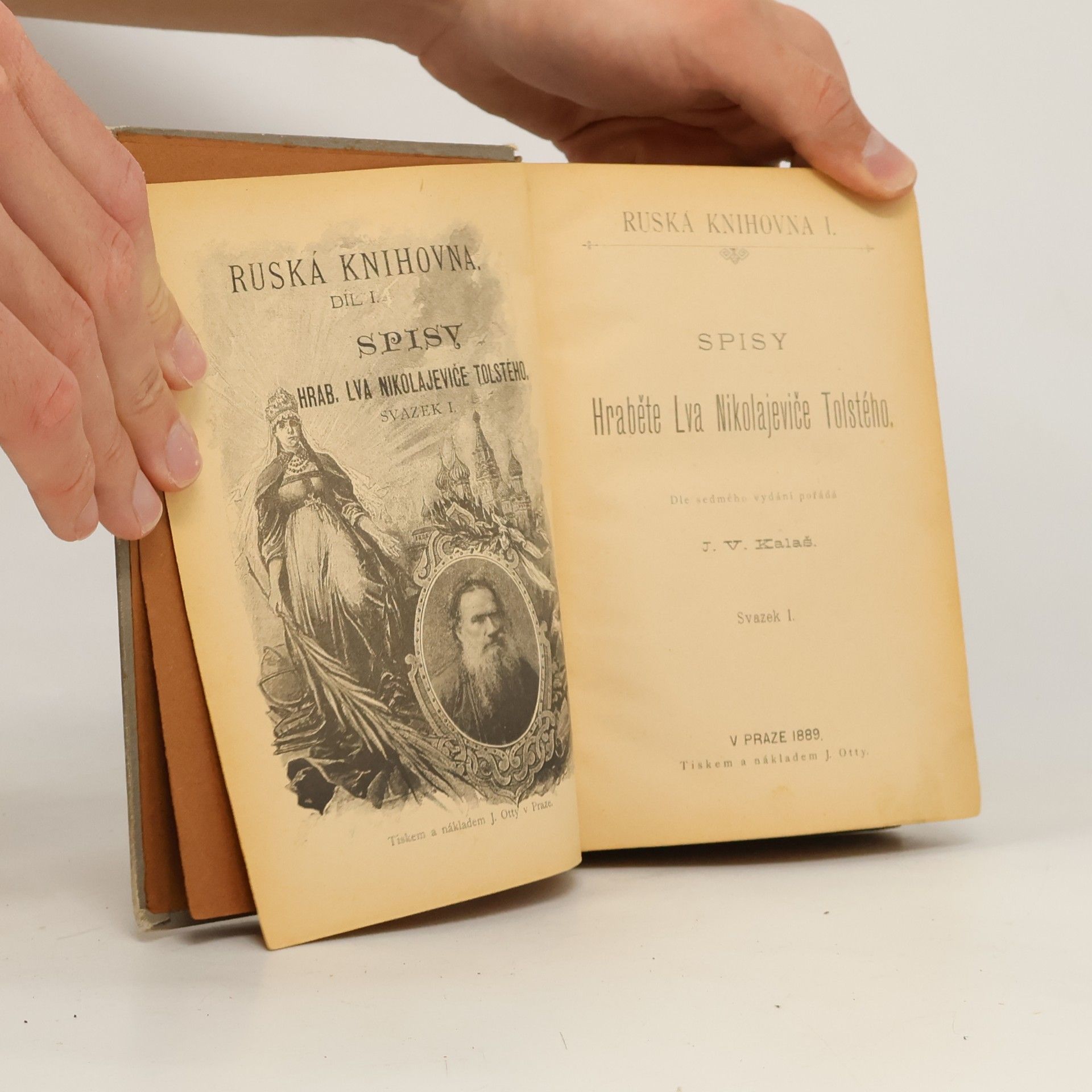 Lew Nikolajewitsch Tolstoi Ruská knihovna díl I. Spisy hraběte Lva Nikolajeviče Tolstého, svazek I.