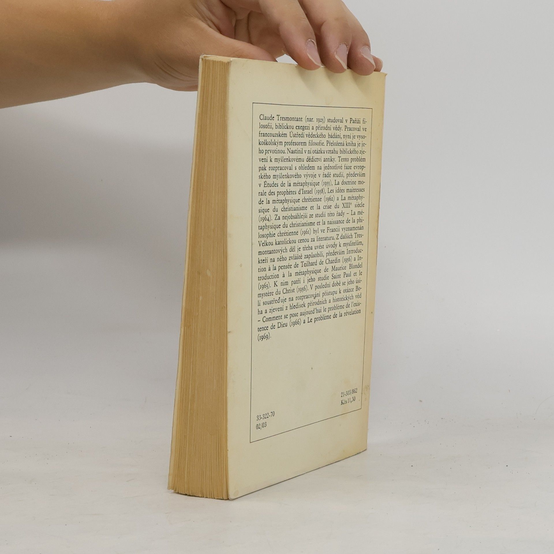 Claude Tresmontant Bible a antická tradice