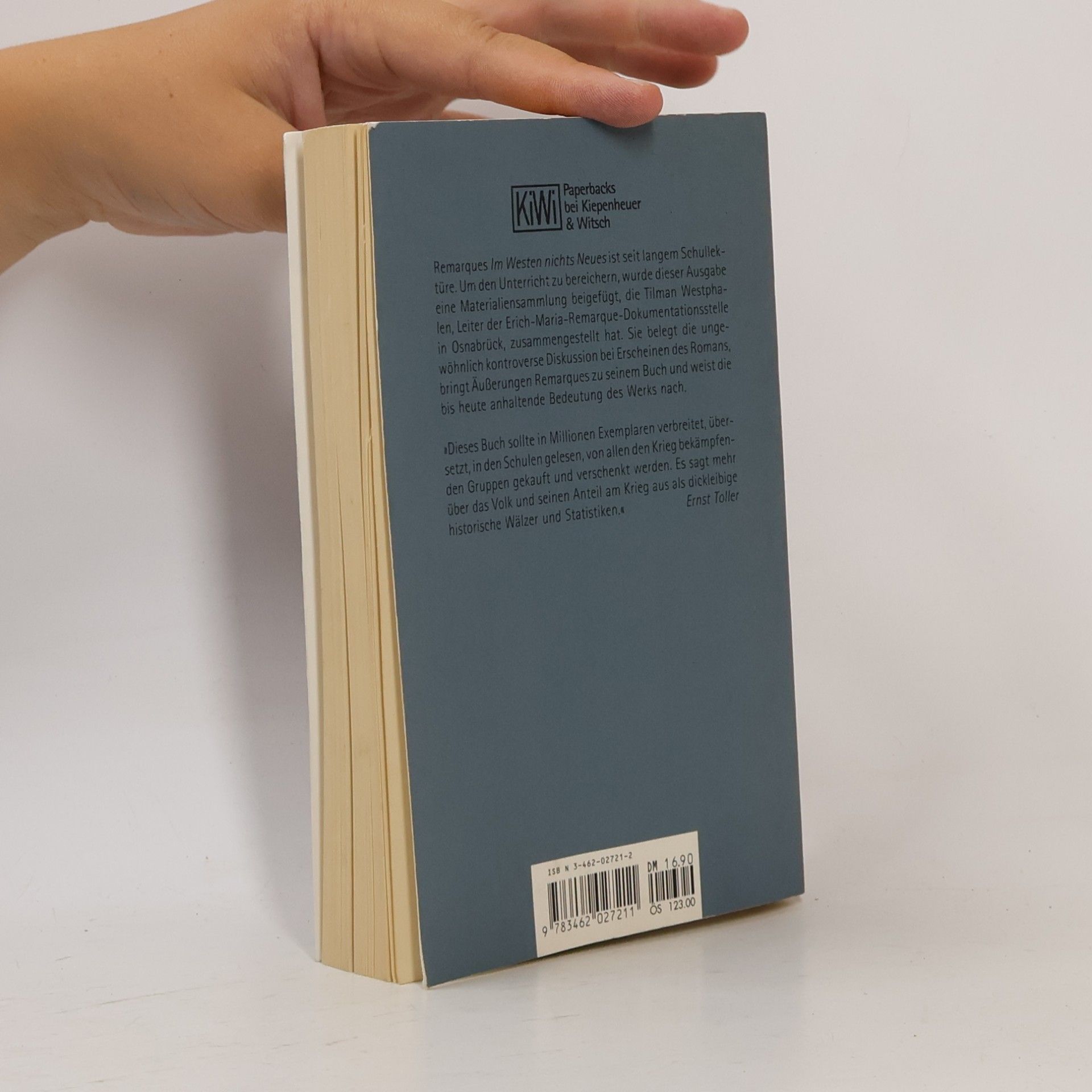 Erich Maria Remarque Im Westen nichts Neues