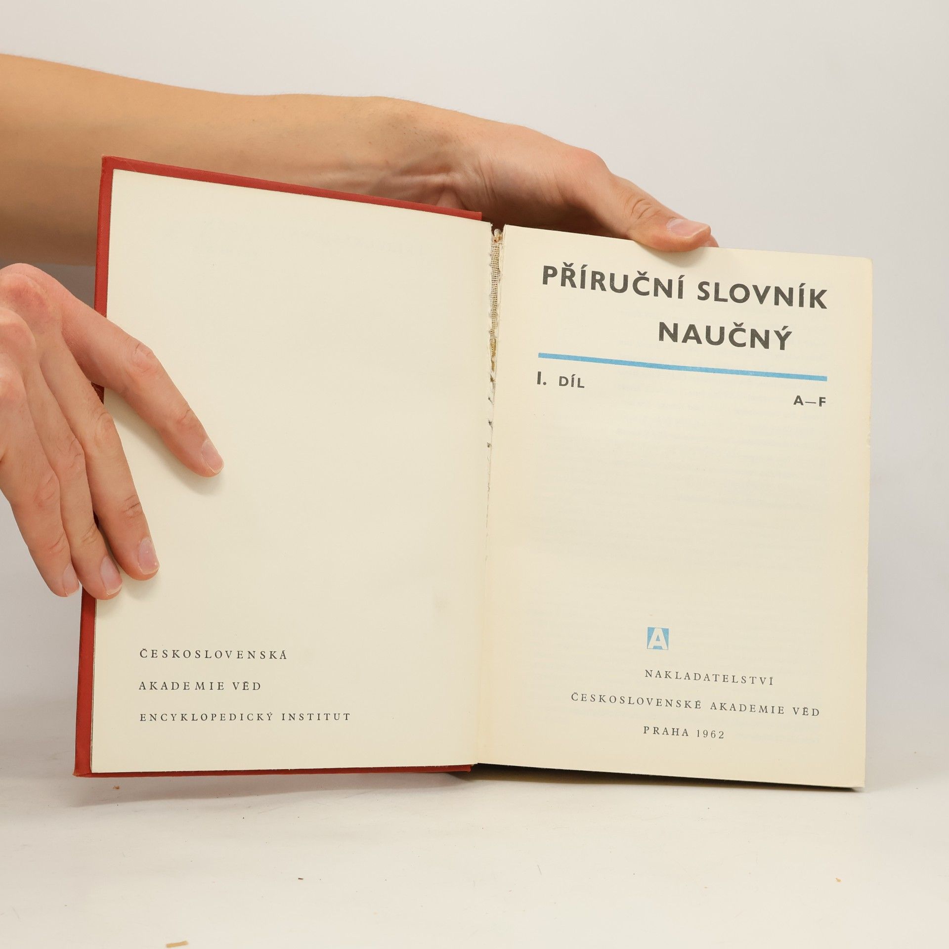 Various authors Příruční slovník naučný I. A-F