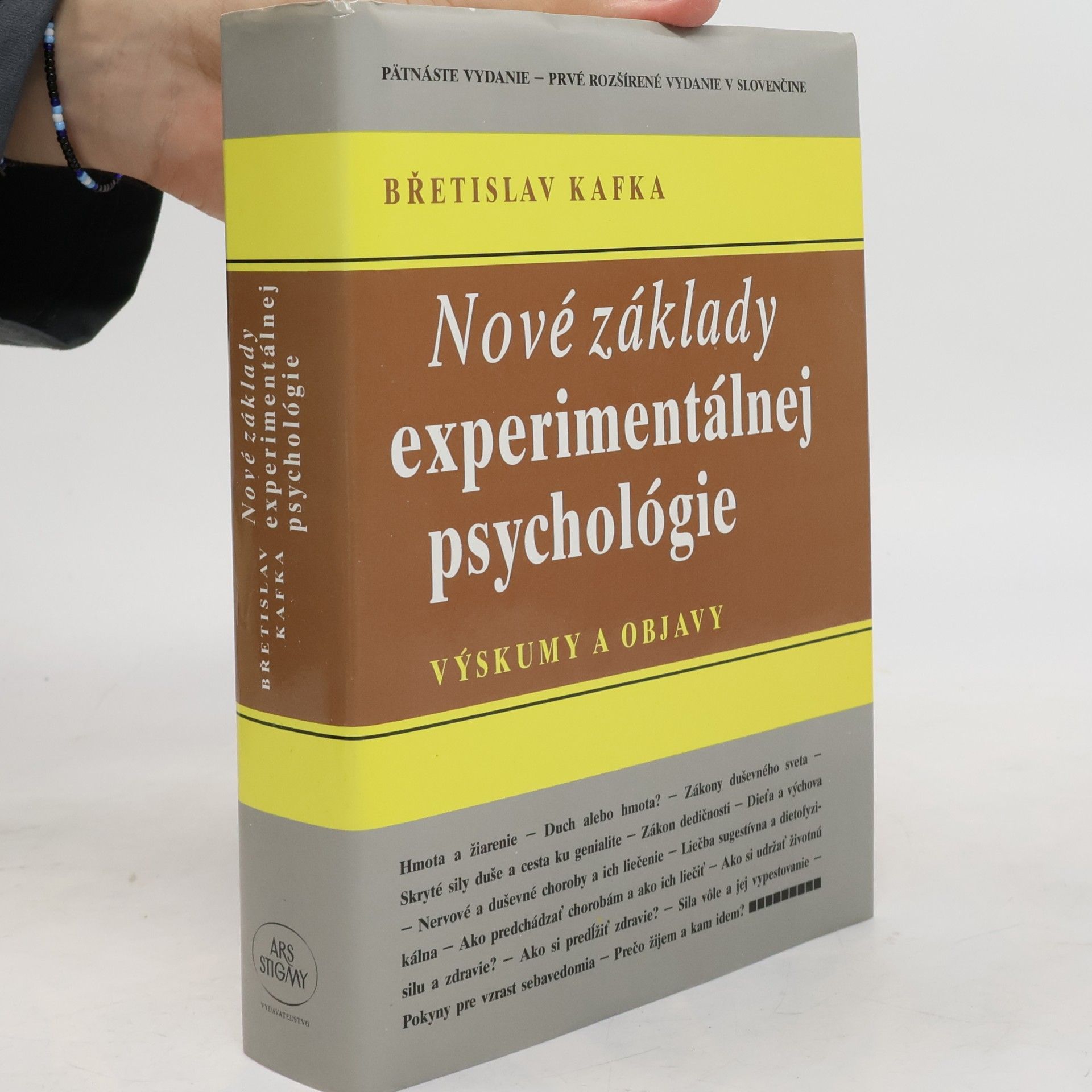 Břetislav Kafka Nové základy experimentálnej psychológie