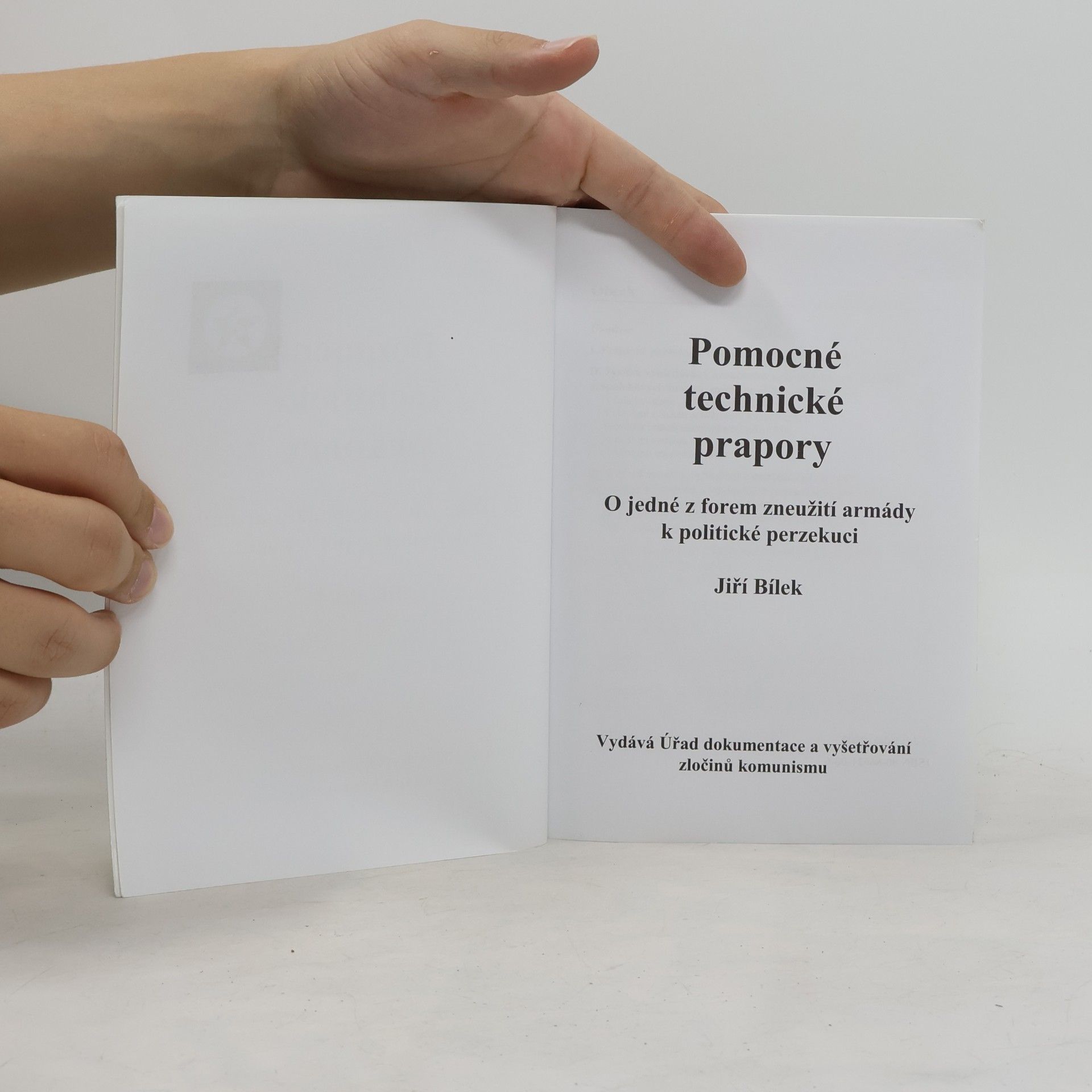 Jiří Bílek Pomocné technické prapory