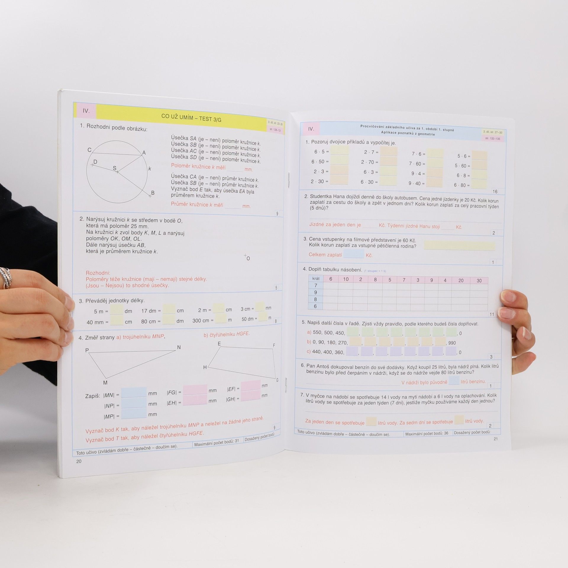Růžena Blažková Pracovní sešit k učebnici Matematika 3. II. díl