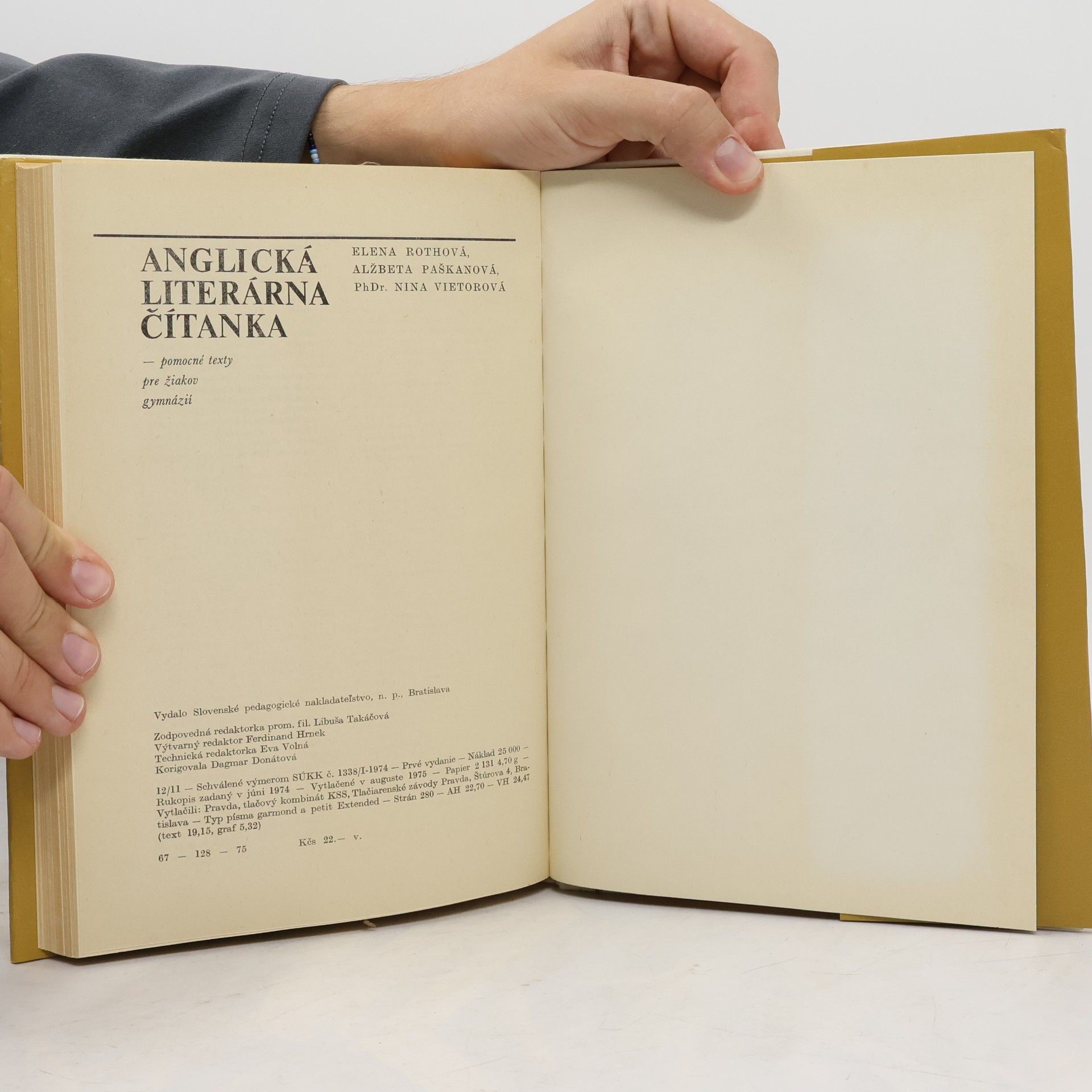 Elena Rothová Anglická literárna čítanka
