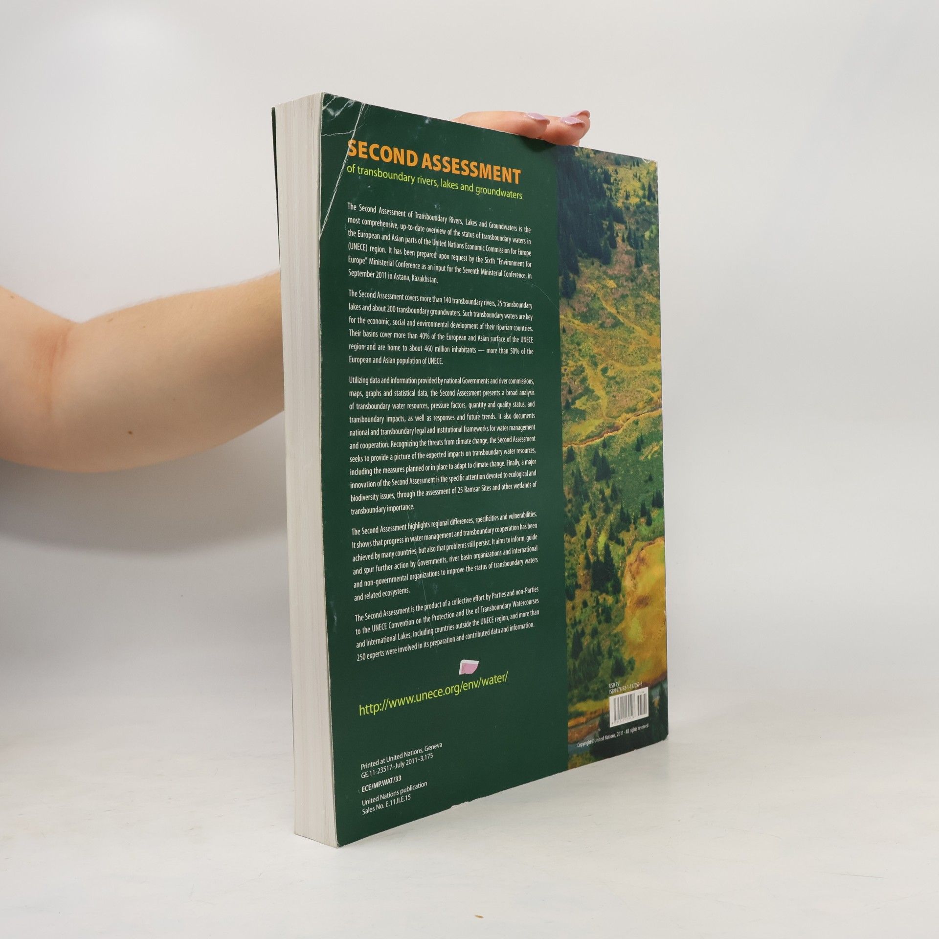 United Nations Economic Commission for Europe Convention on the Protection and Use of Transboundary Watercourses and International Lakes: Second Assessment of Transboundary Rivers, Lakes and Groundwaters