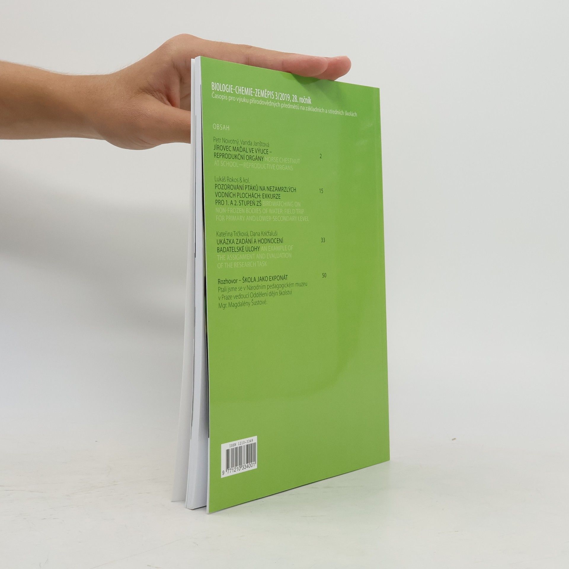 Kolektiv autorů Biologie-chemie-zeměpis 3/2019