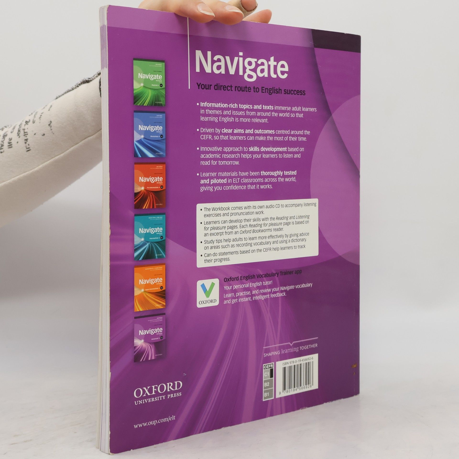 Julie Moore Navigate Advanced C1: Workbook with Key and Audio CD