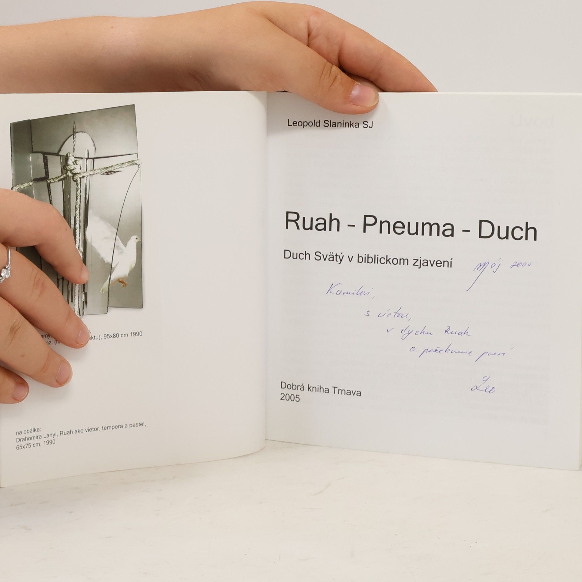 Leopold Sj Slaninka Ruah, Pneuma, Duch : Duch svätý v biblickom zjavení