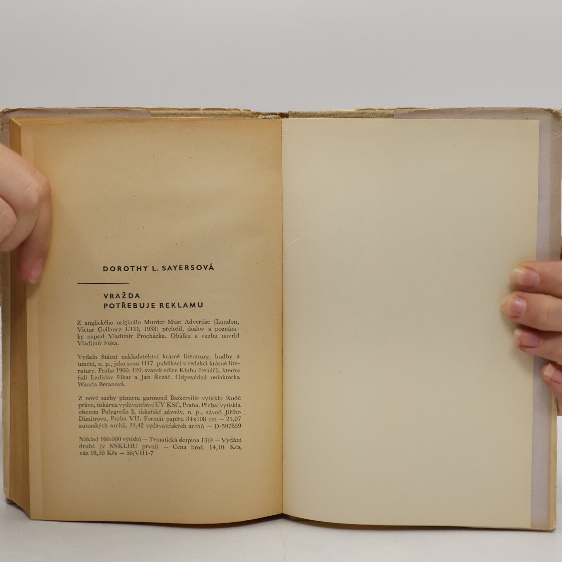 Dorothy L. Sayers Vražda potřebuje reklamu