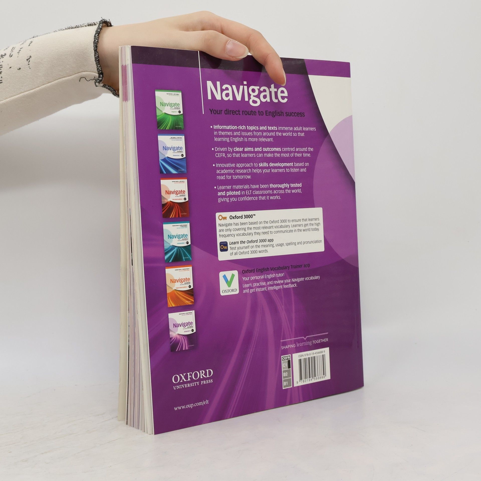 Mark Bartram Navigate : coursebook with video and Oxford Online Skills : C1 advanced
