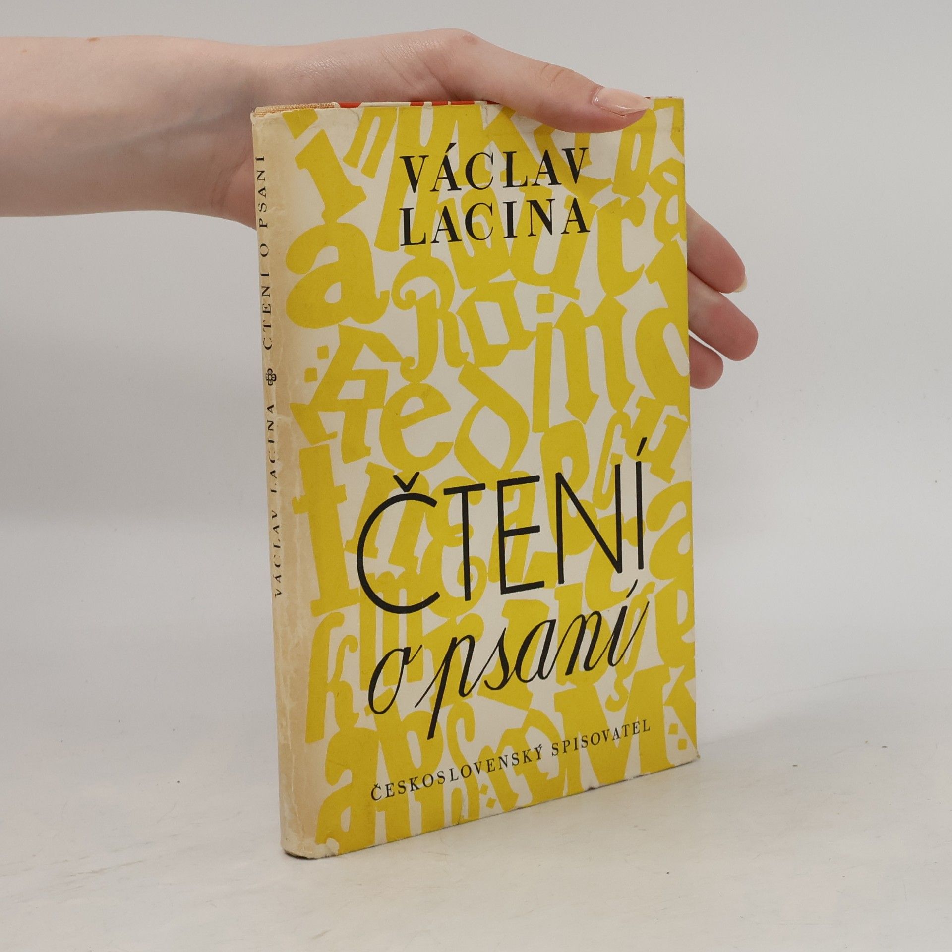 Václav Lacina Čtení o psaní