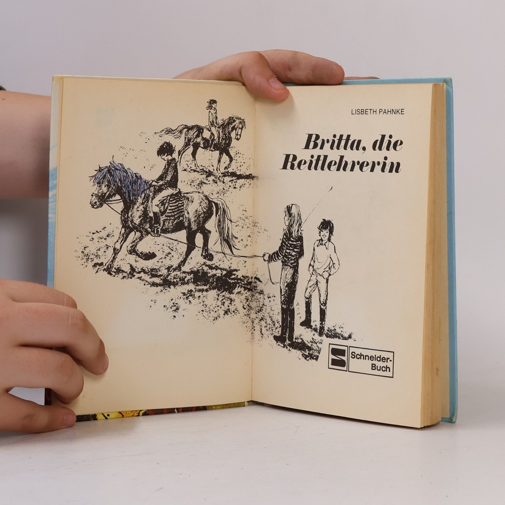 Lisbeth Pahnke Britta, die Reitlehrerin