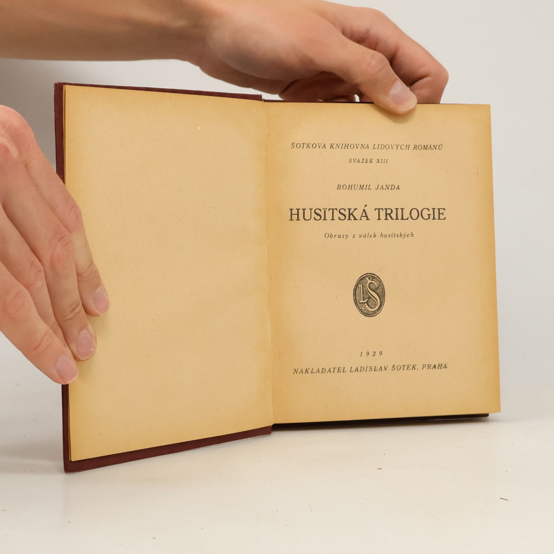 Bohumil Janda Cidlinský Husitská trilogie I.