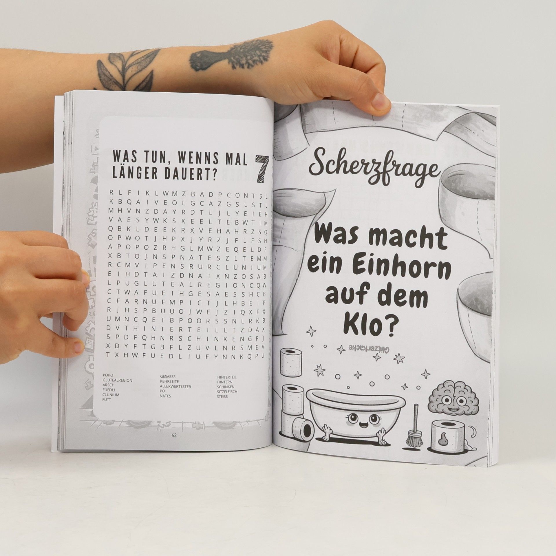 Philipp Müller Rätsel knacken beim Kacken