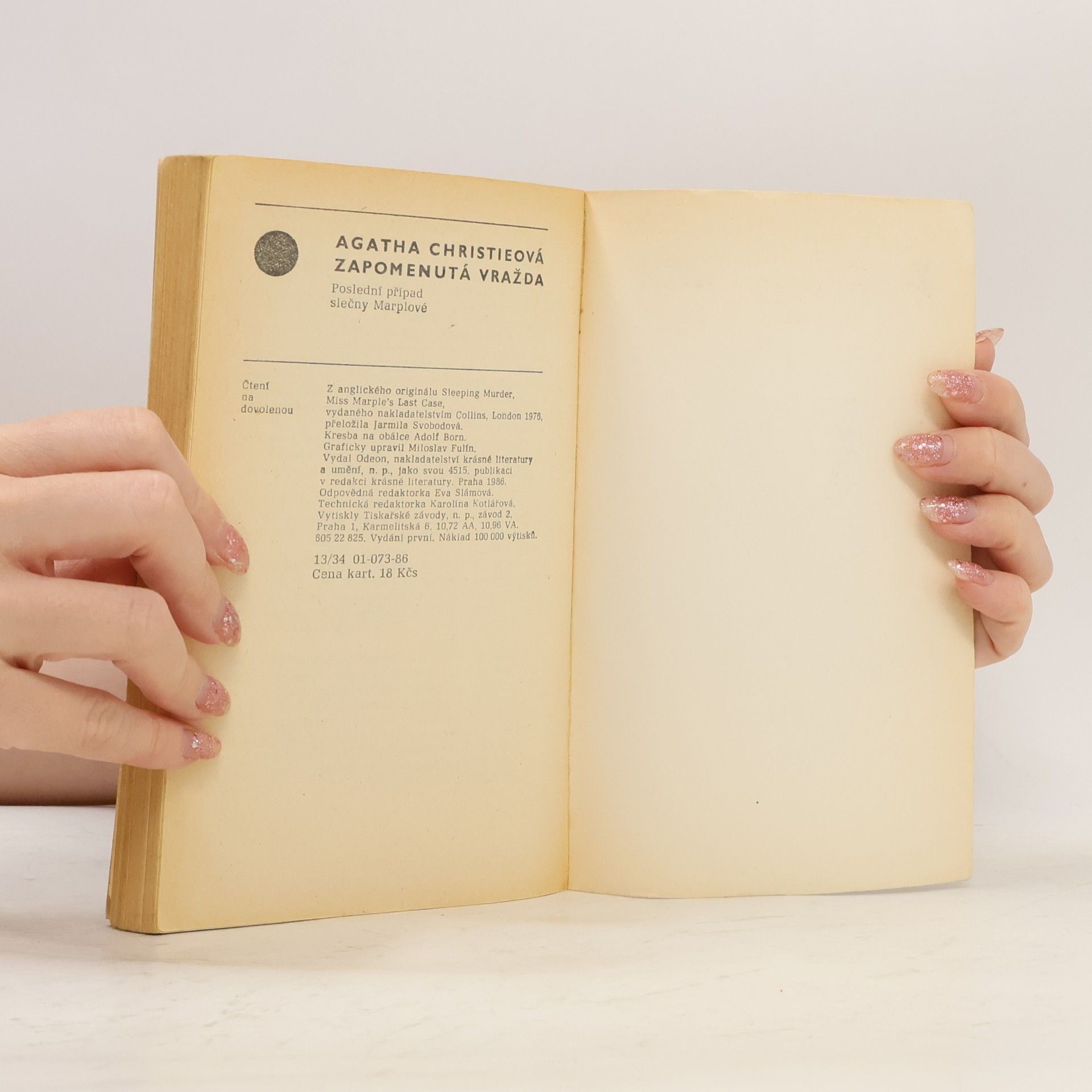 Agatha Christie Zapomenutá vražda