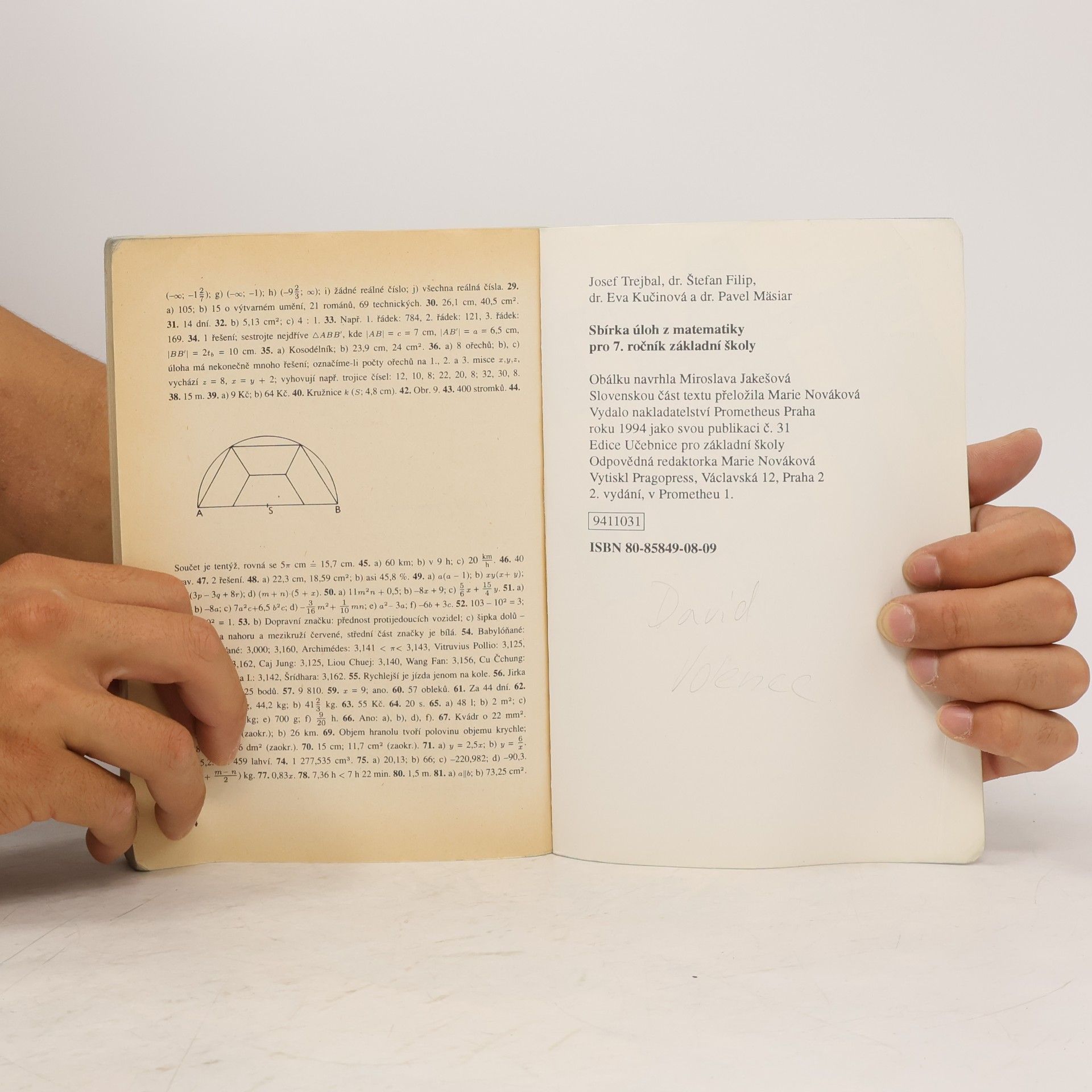 Various authors Sbírka úloh z matematiky pro 7. ročník zš