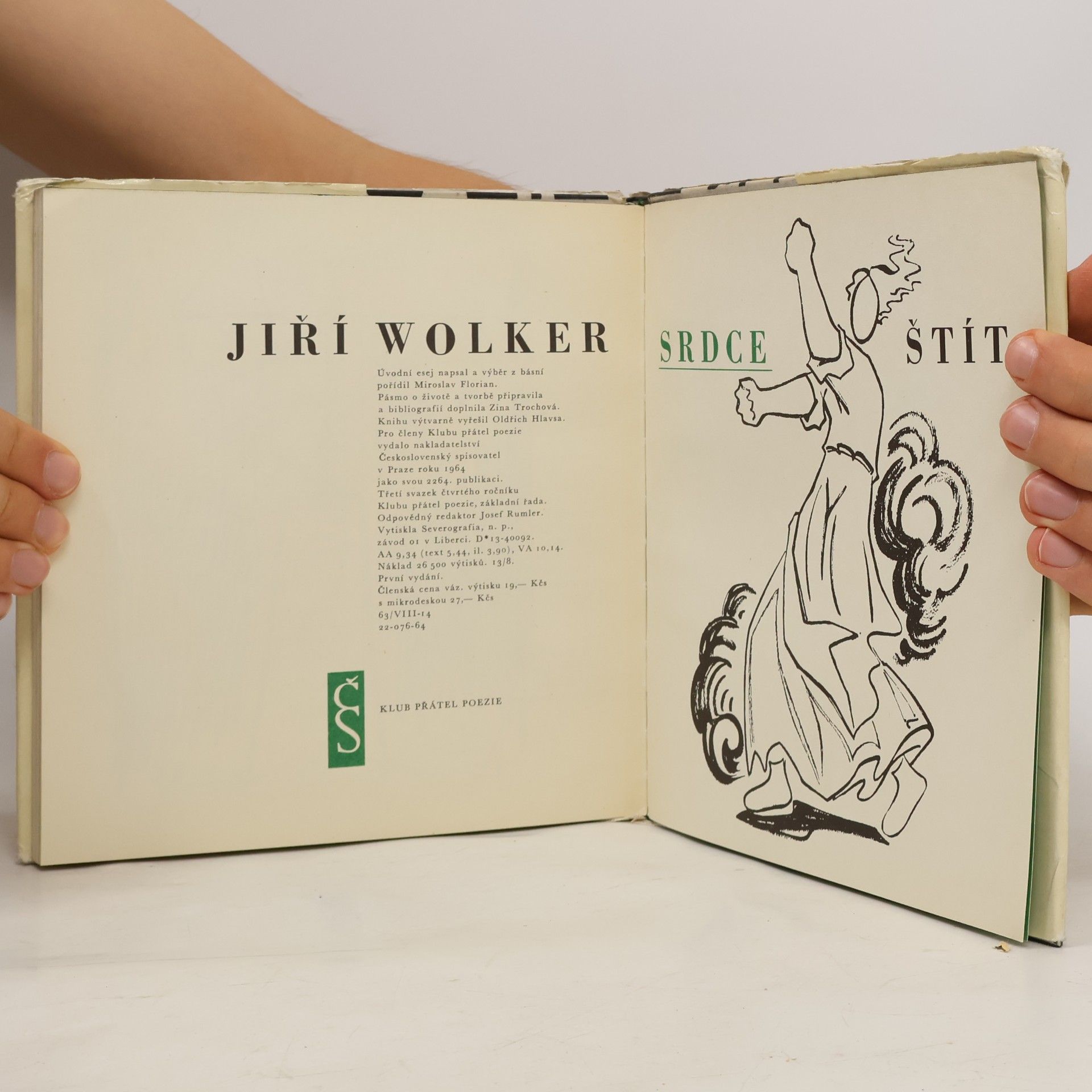 Jiří Wolker Srdce štít
