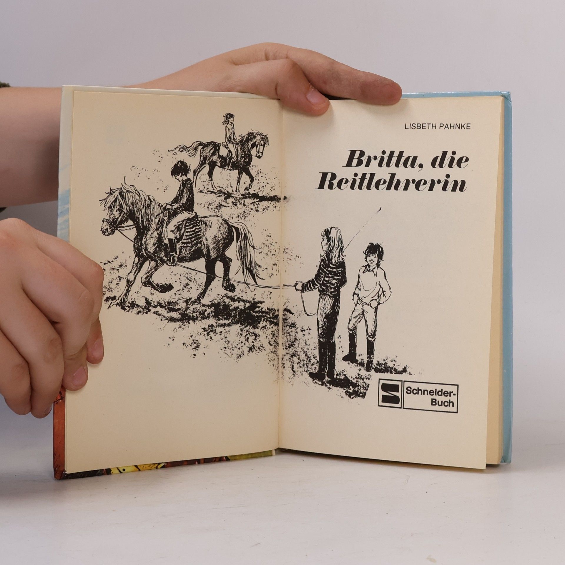 Lisbeth Pahnke Britta, die Reitlehrerin