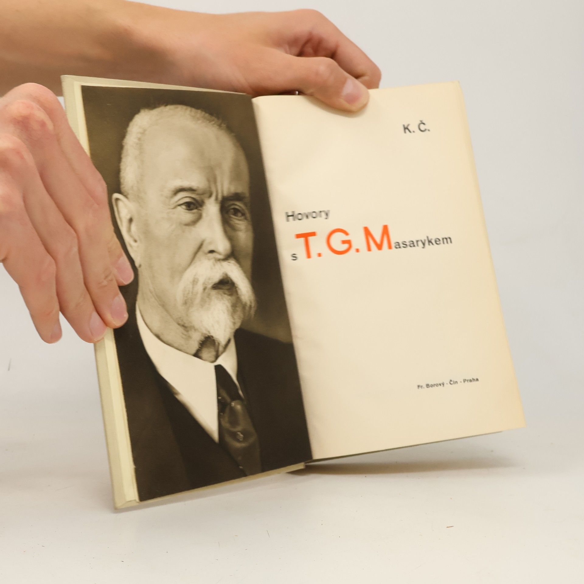 Karel Čapek Hovory s T. G. Masarykem