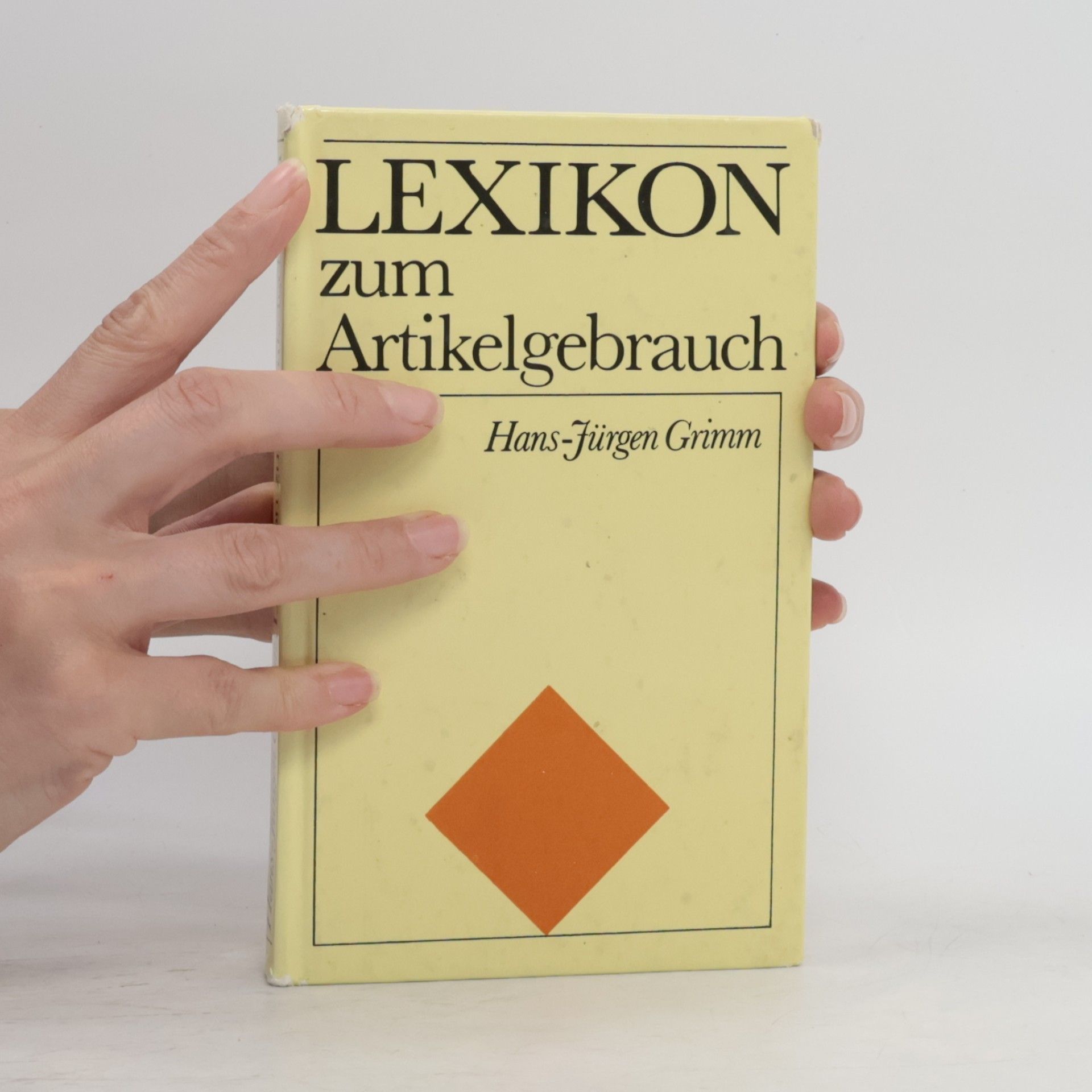 Hans-Jürgen Grimm Lexikon zum Artikelgebrauch