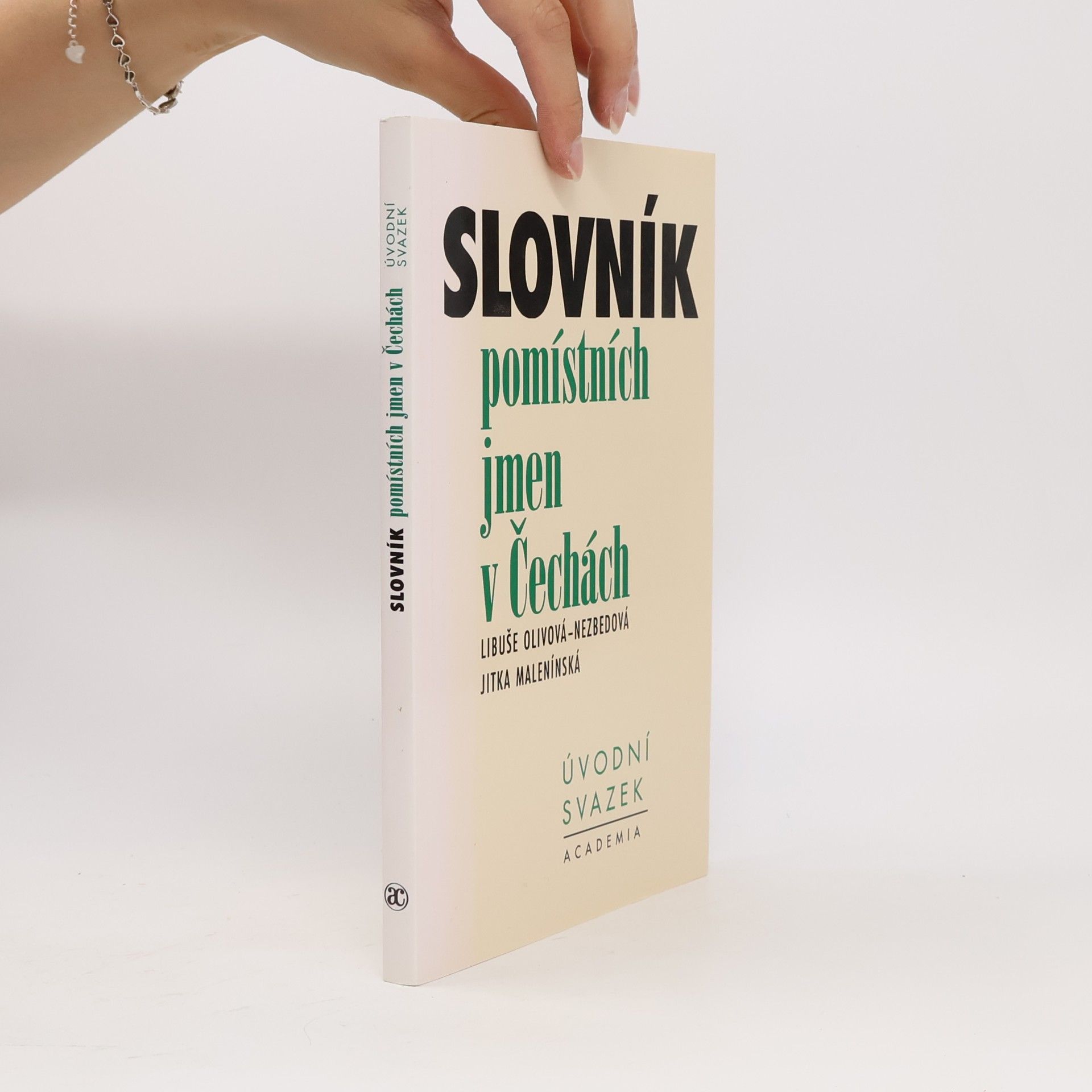 Libuše Olivová Nezbedová Slovník pomístních jmen v Čechách. Úvodní svazek