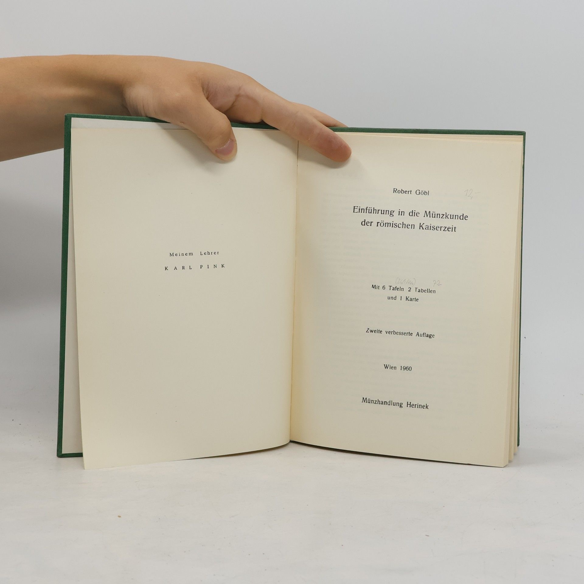 Robert Göbl Einführung in die Münzkunde der römischer Kaiserzeit