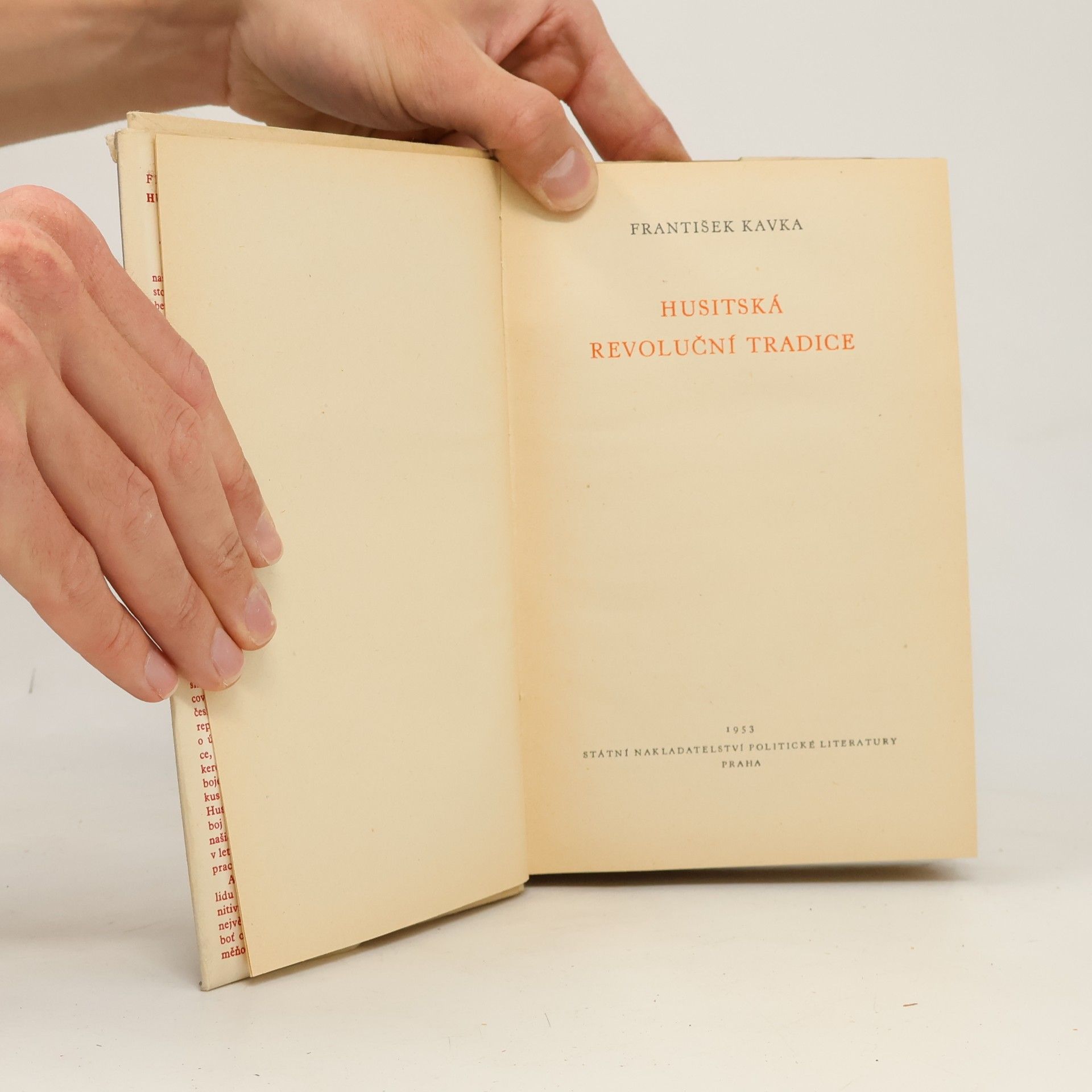František Kavka Husitská revoluční tradice